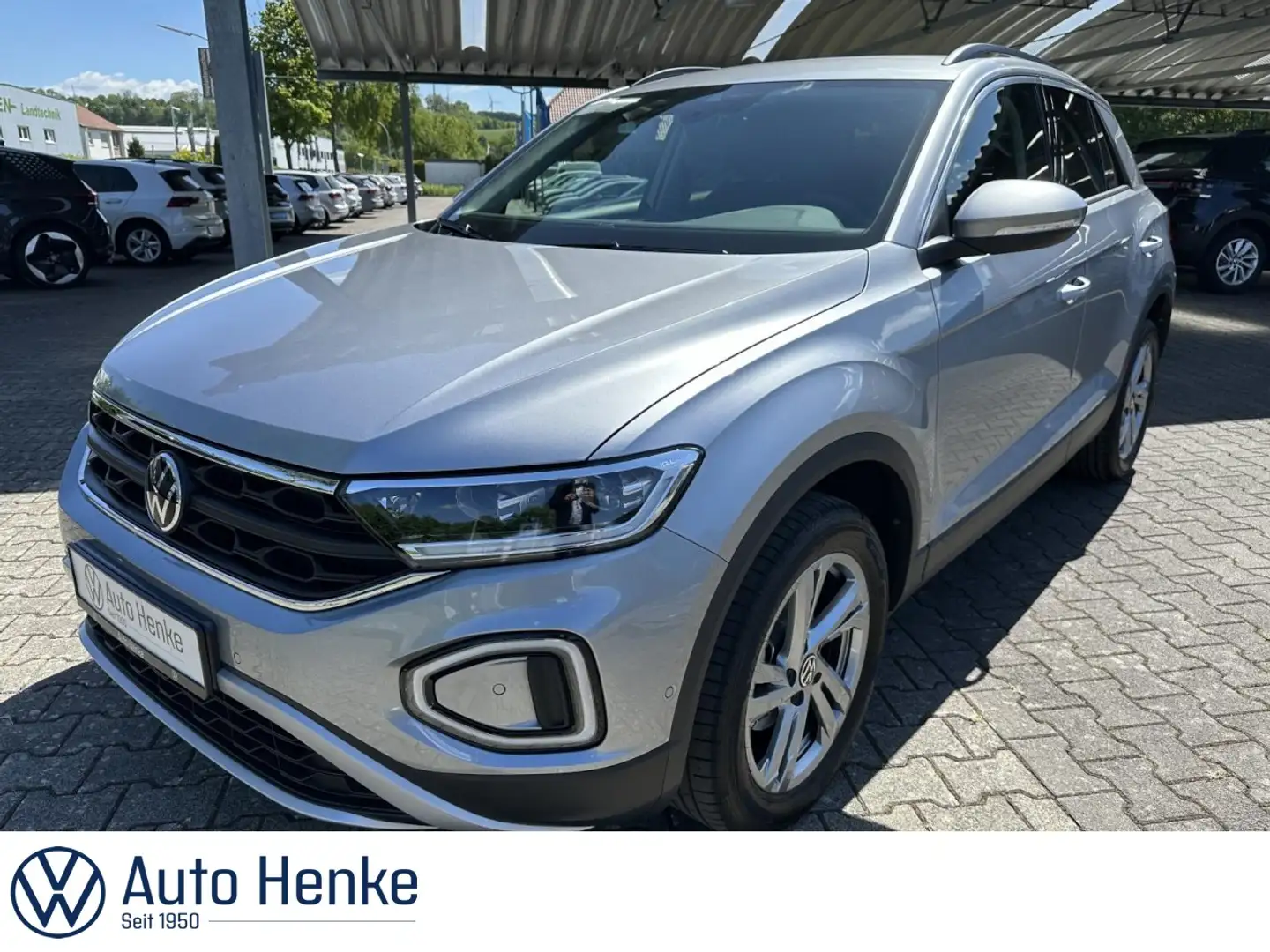 Volkswagen T-Roc 1.0 TSI LIFE + REAR VIEW + KLIMA Klima Silber - 1