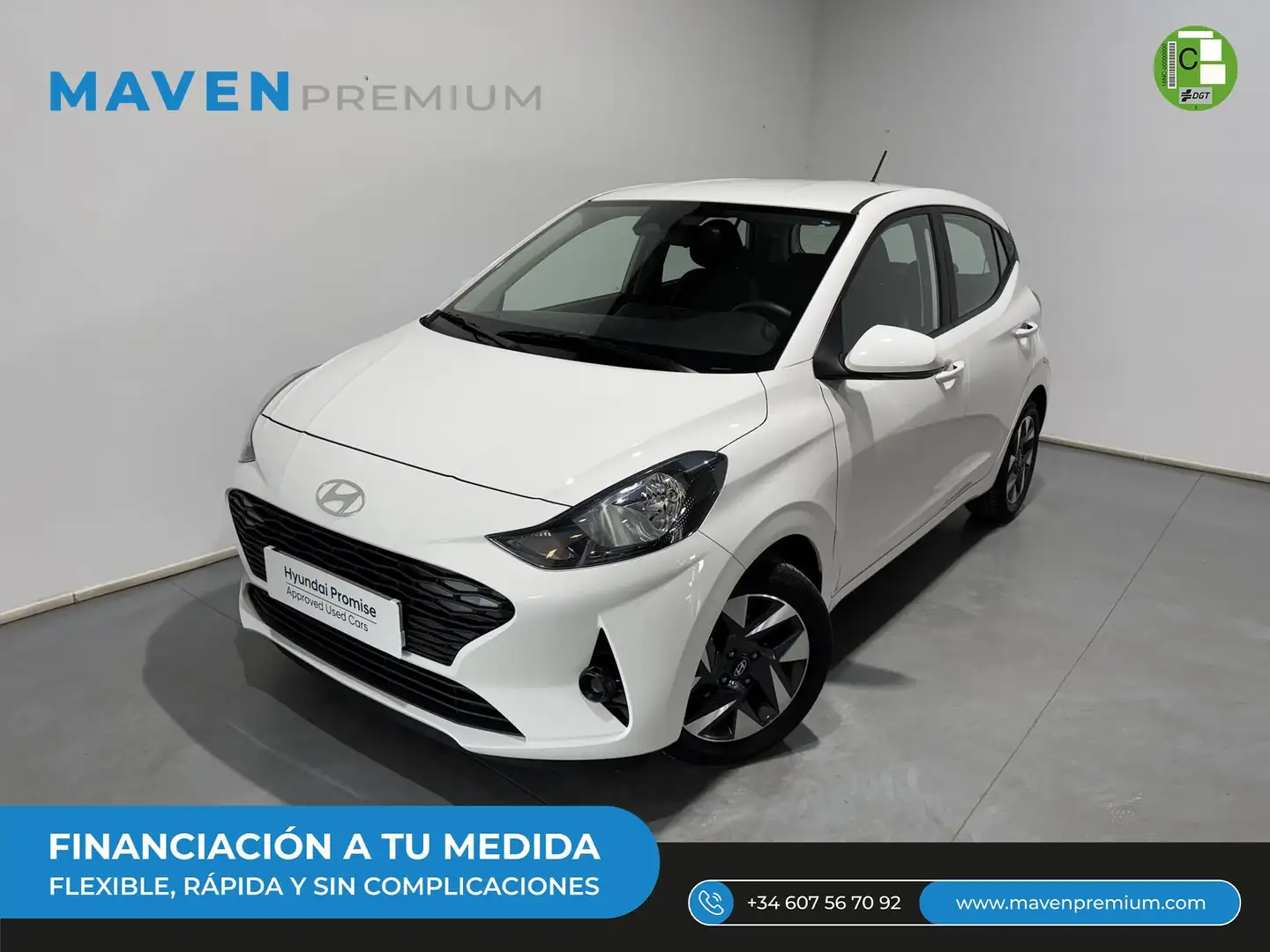 Hyundai i10 1.0 MPI Klass Blanco - 1