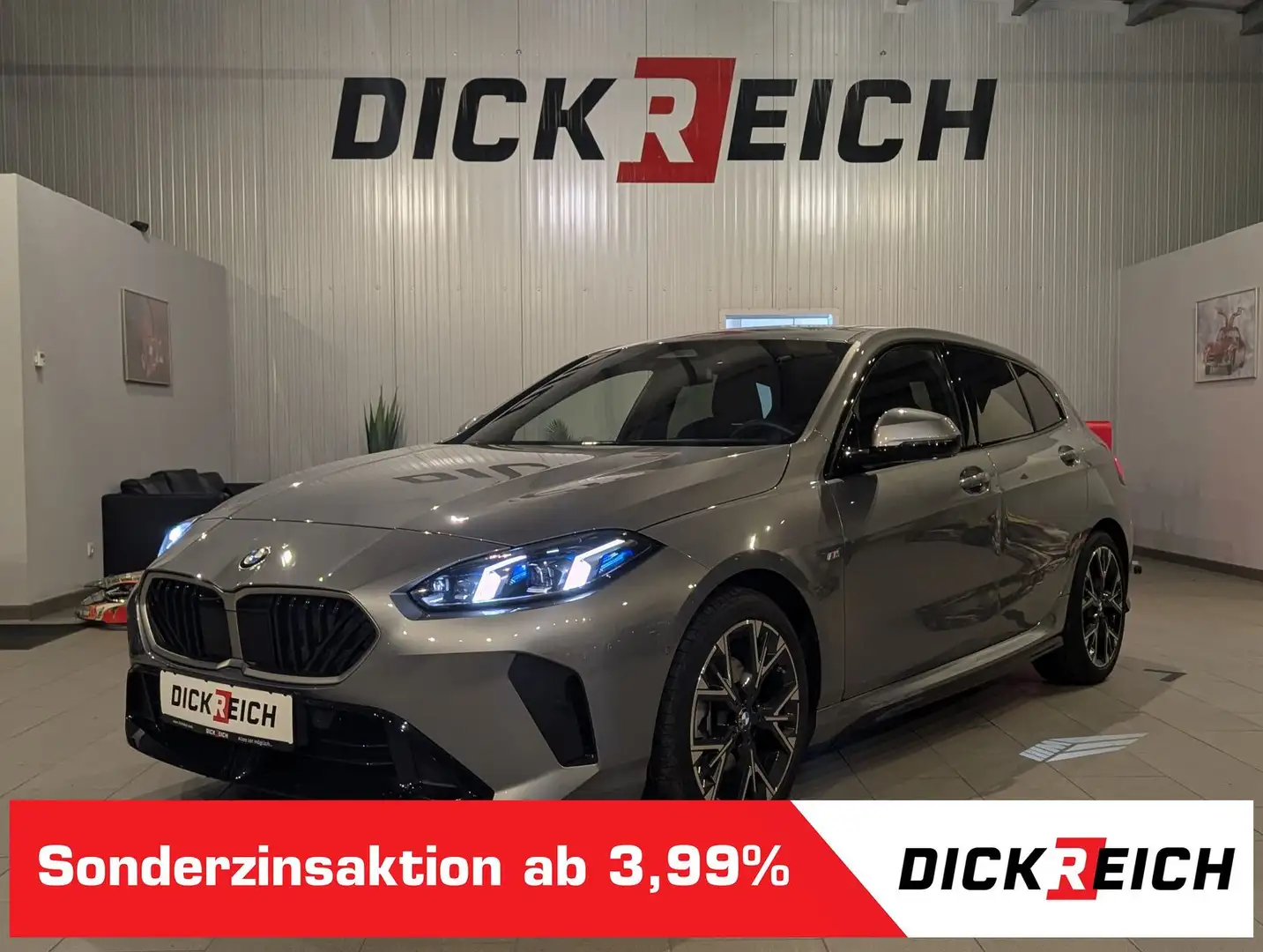 BMW 120 d M-Sport Ad-LED ACC Innovation Cam Pano AHK Grau - 1