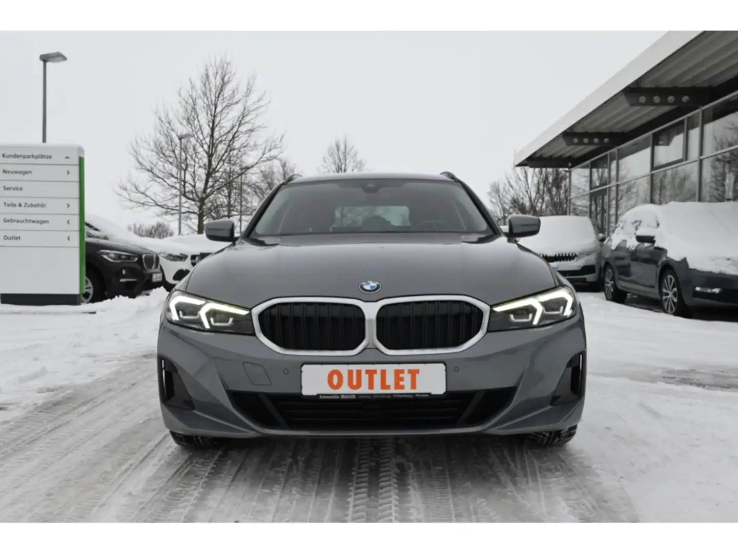 BMW 320 d Touring xDrive Navi dig.Cockpit LED Shz. Gris - 2