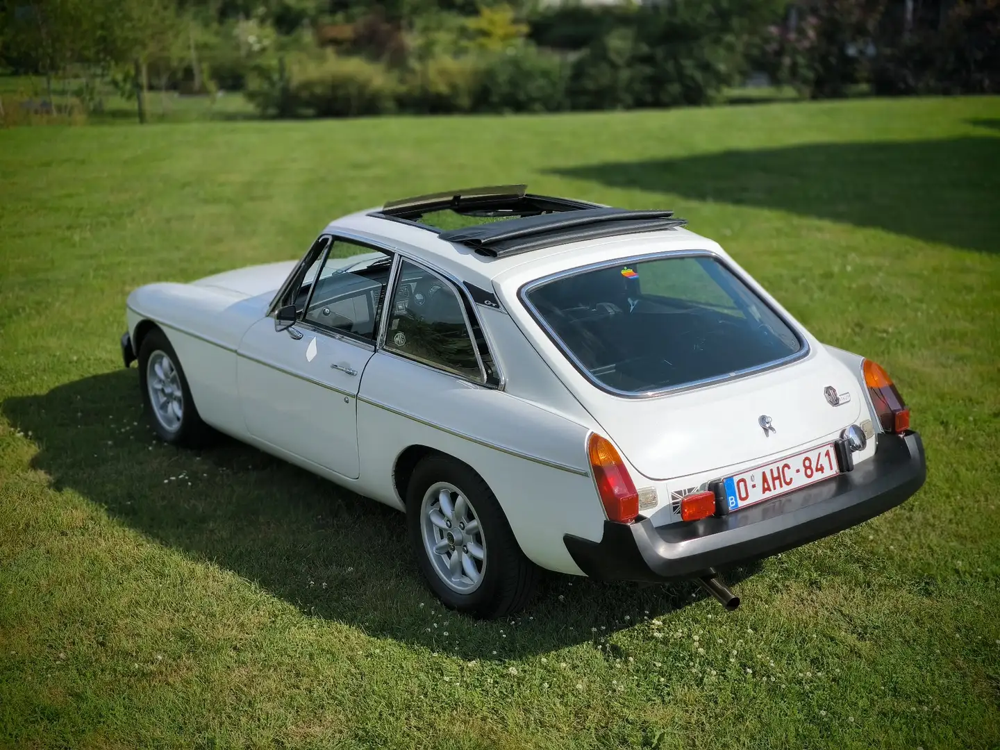 MG MGB M GB GT overdrive/Webasto Blanc - 2