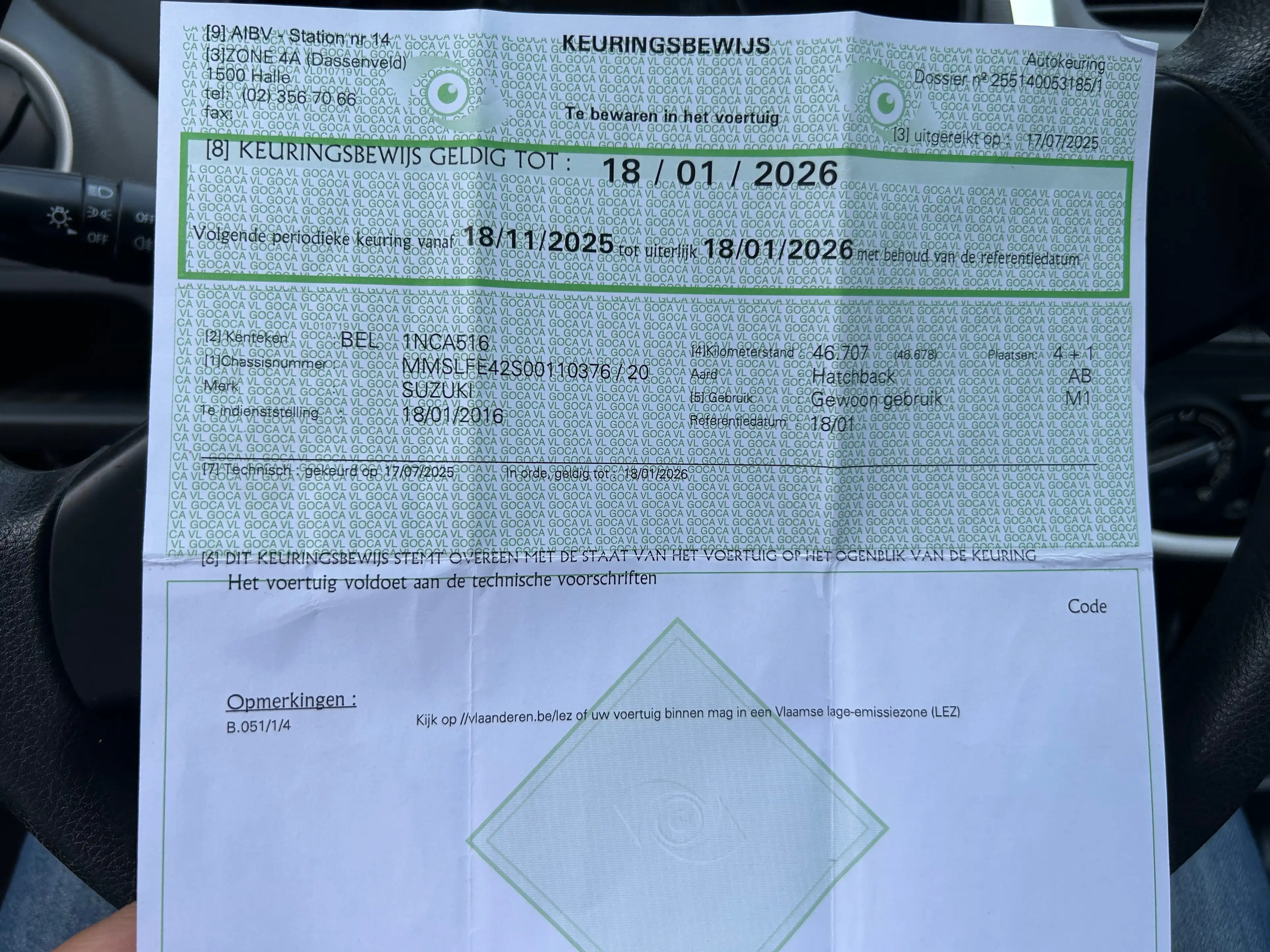Suzuki Celerio Celerio 1.0i GL Airco 12 mois de garantie — photo 15