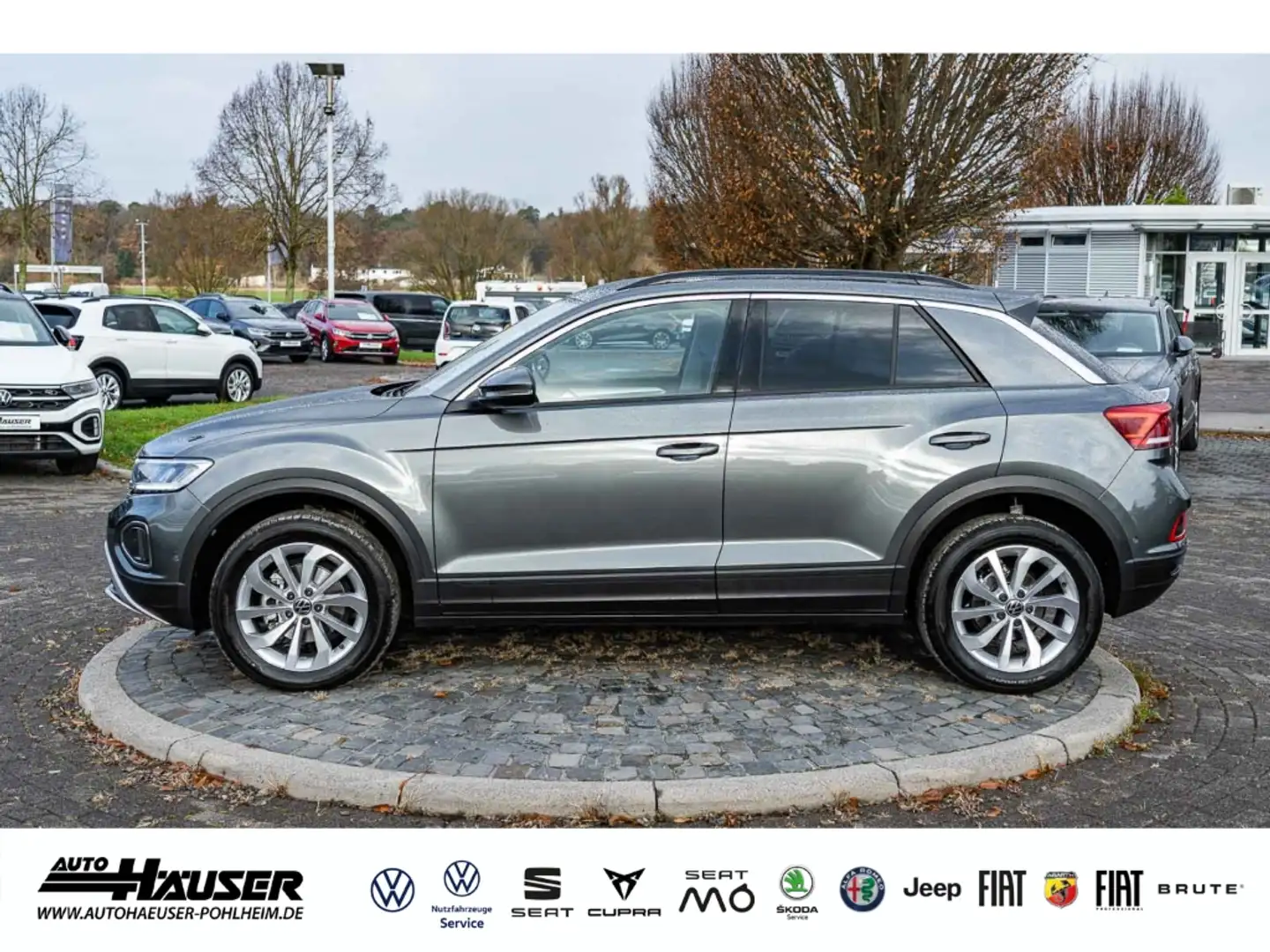 Volkswagen T-Roc Life 1.5 TSI DSG AHK NAVI KAMERA PARK ACC LED Grau - 2