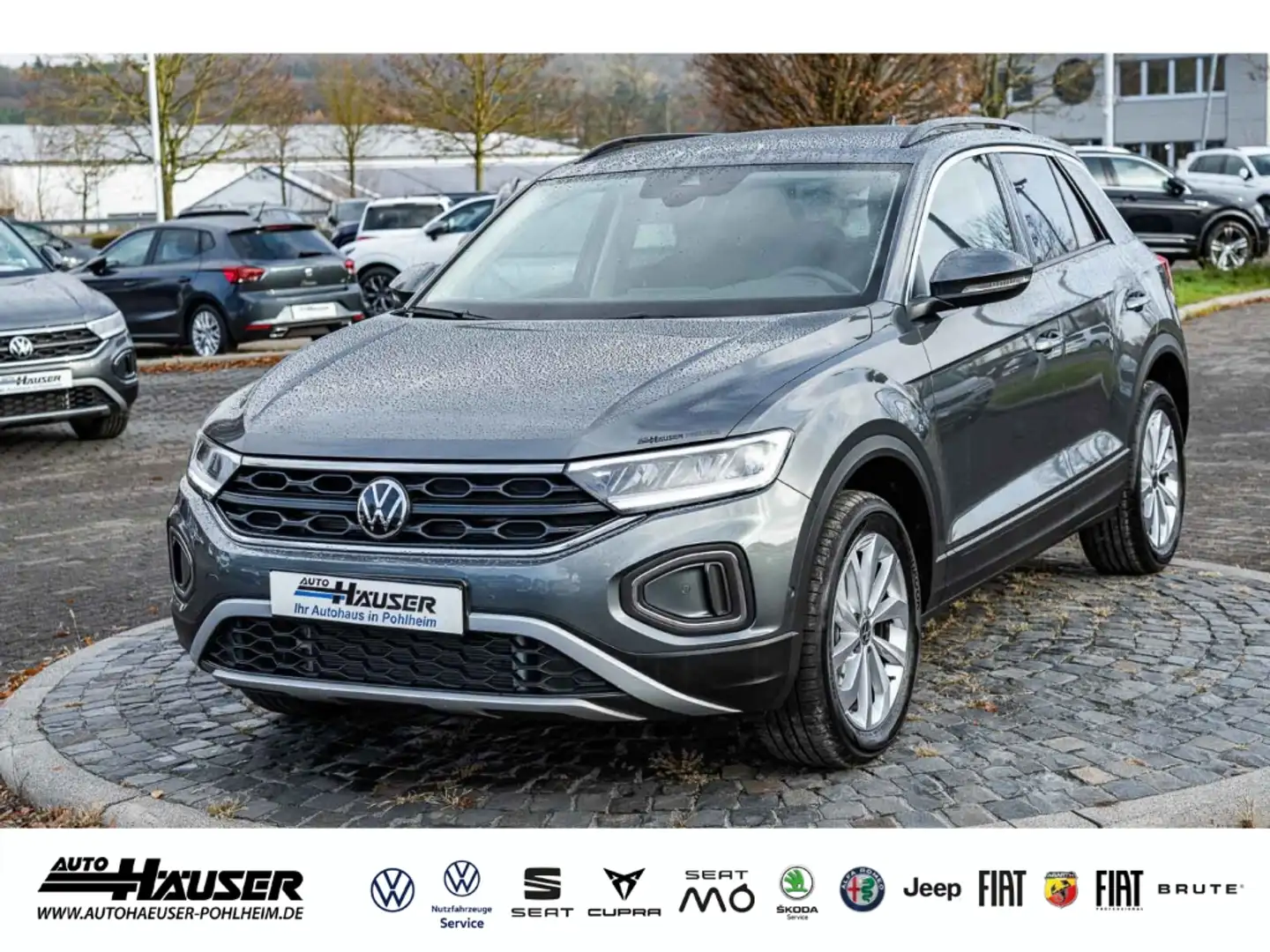 Volkswagen T-Roc Life 1.5 TSI DSG AHK NAVI KAMERA PARK ACC LED Grau - 1