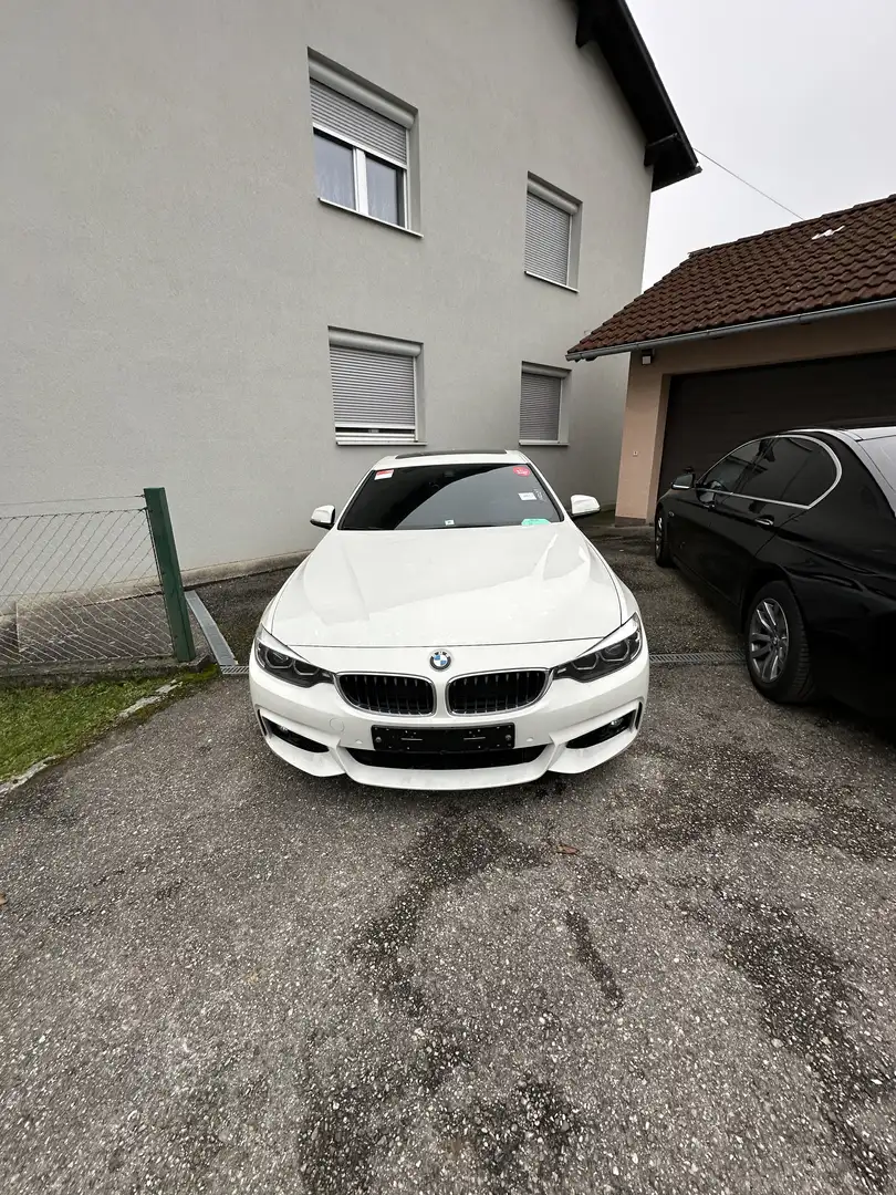 BMW 420 420d Coupe M Sport Aut. Weiß - 1
