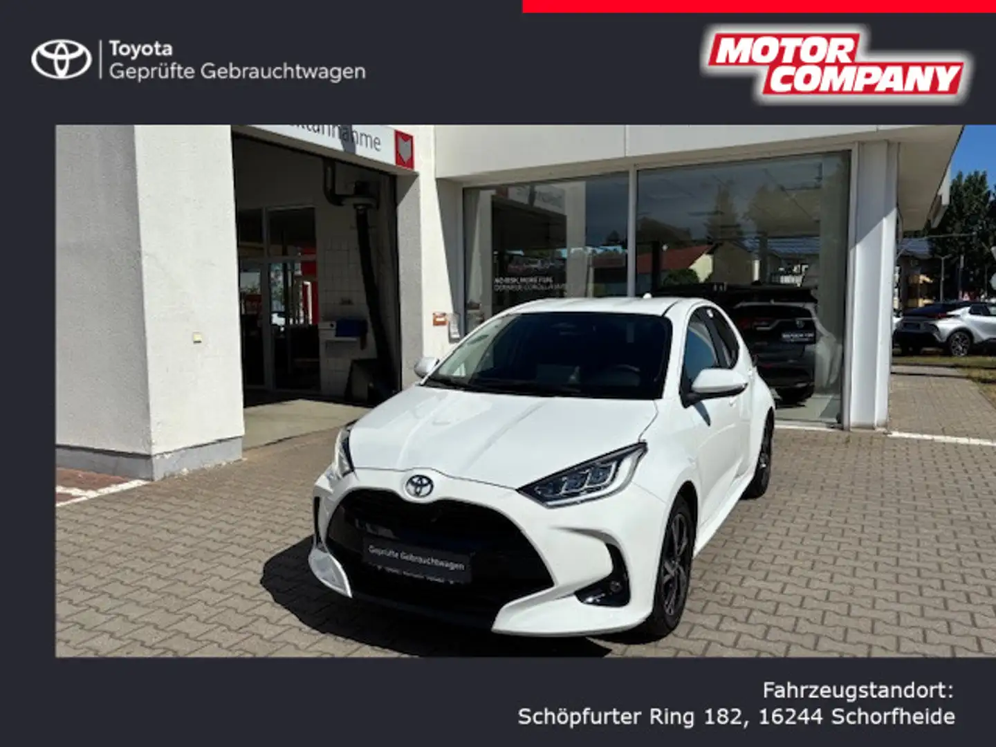 Toyota Yaris Hybrid 1,5 Automatik 5Trg. Teamplayer Ausstattung Wit - 1