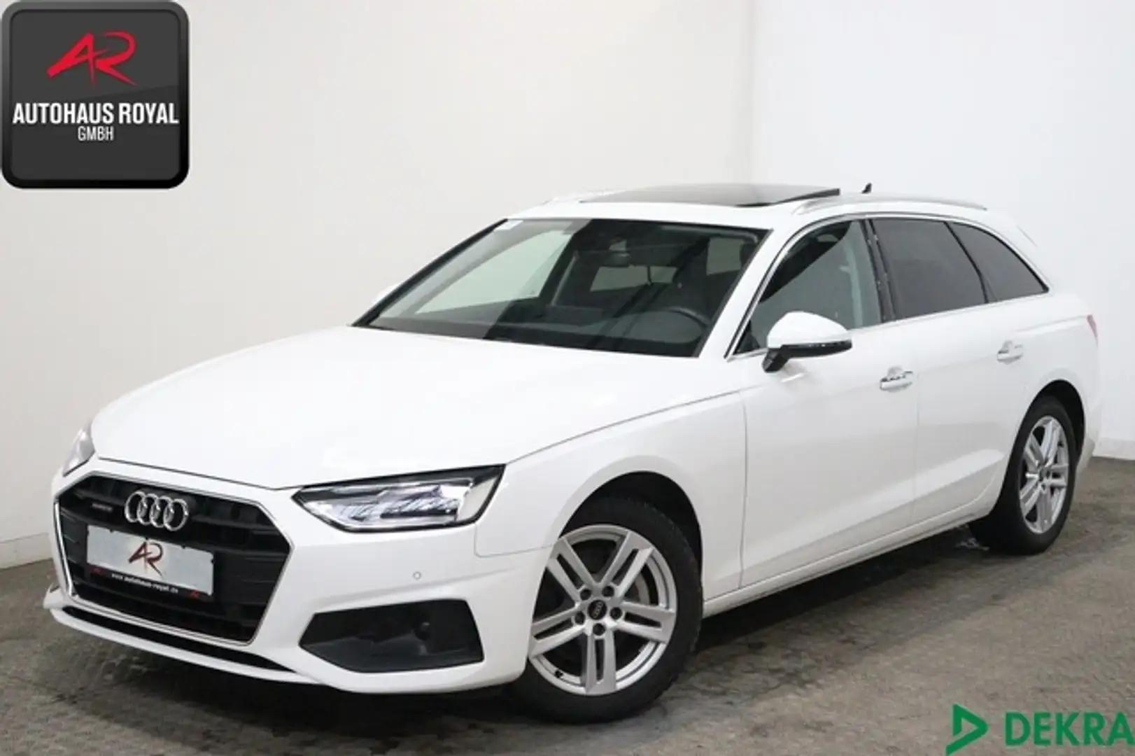 Audi A4 Avant 40 TDI qu PANORAMA,SCHECKHEFT,NAVI,LED Weiß - 1