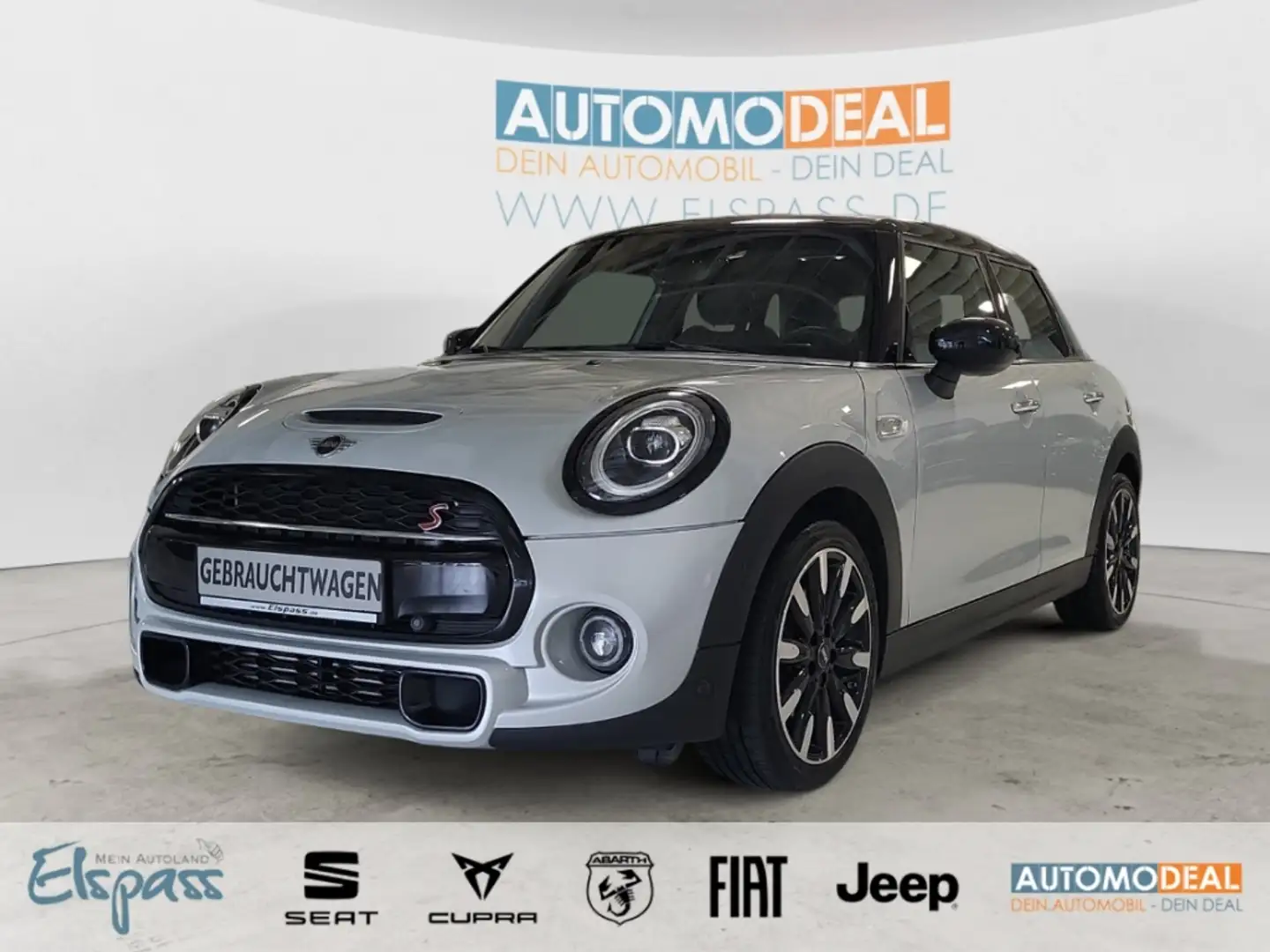 MINI Cooper S AUTOMATIK NAV LED PANODACH DIG-DISPLAY ACC SITZ.HZ Silber - 1