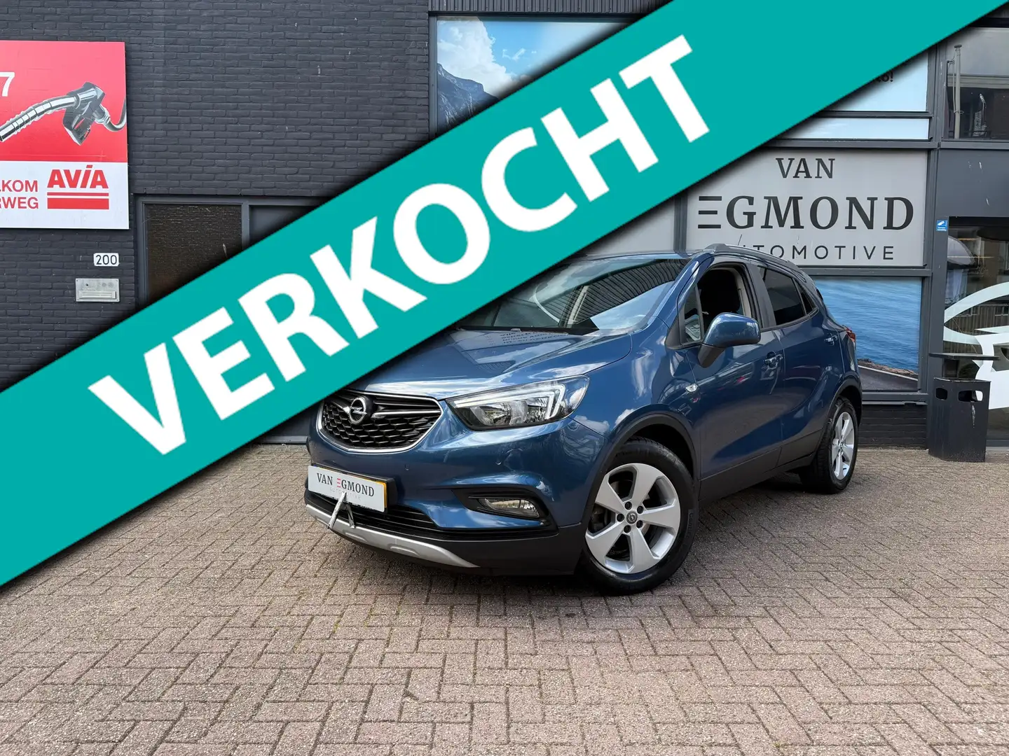 Opel Mokka X 1.4 Turbo Online Edition Blauw - 1