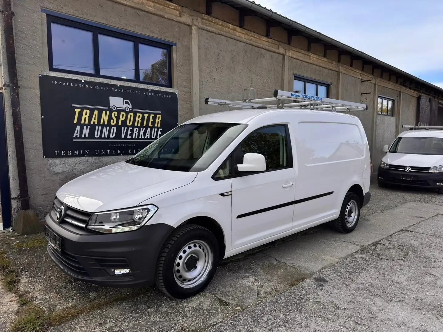 Volkswagen Caddy Maxi Kasten Trendline BMT 4Motion Sortimo Weiß - 1
