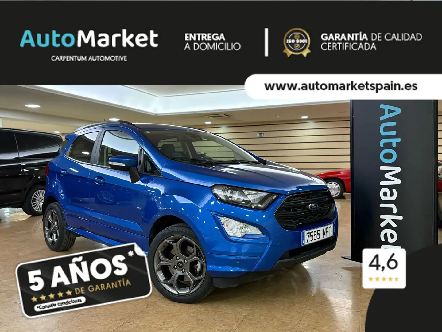 Ford EcoSport 1.0 EcoBoost ST Line 125 Azul - 1
