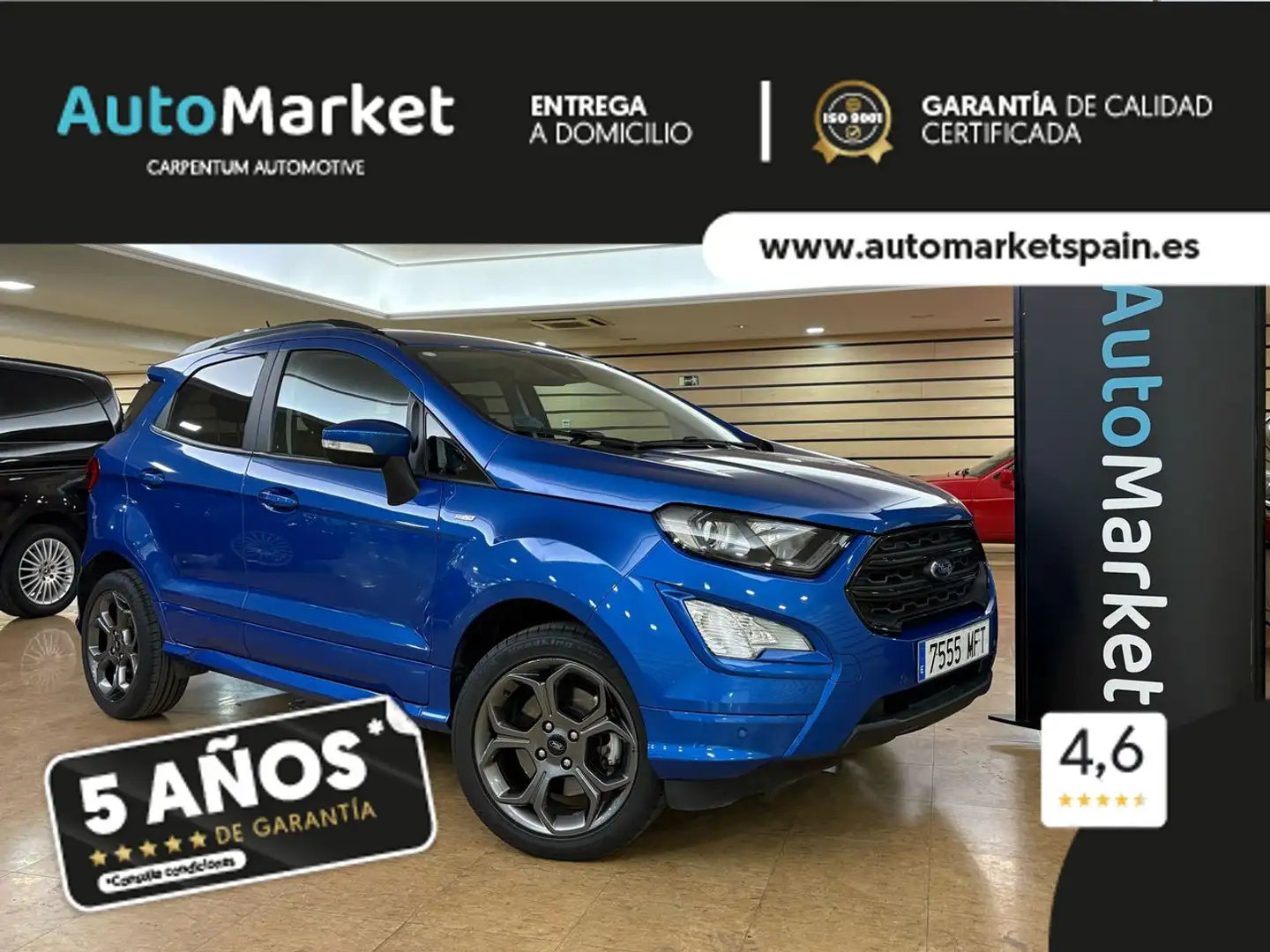 Ford EcoSport 1.0 EcoBoost ST Line 125 Azul - 2