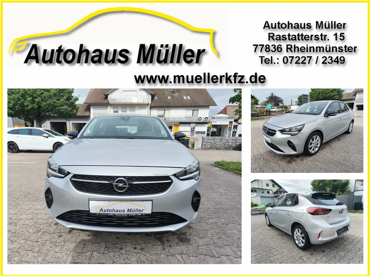 Opel Corsa Edition Zilver - 1