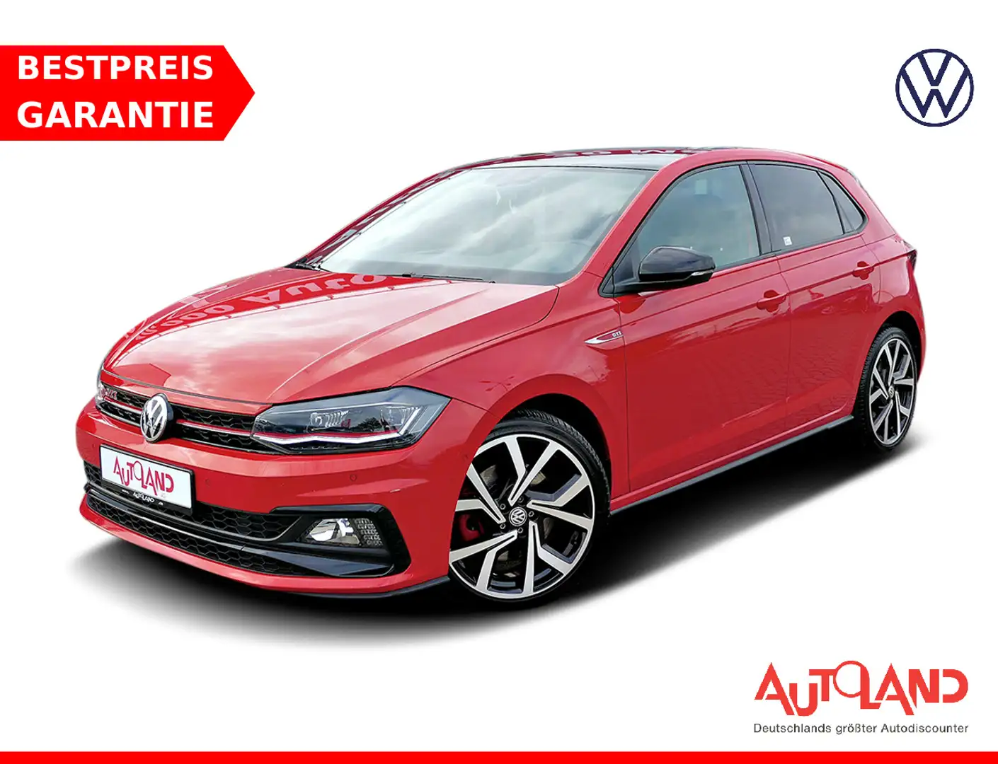 Volkswagen Polo 2.0 GTI DSG LED Navi ACC Virtual Cockpit Rood - 1