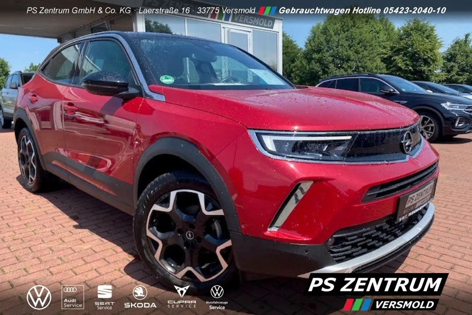Opel Mokka 1.2 Turbo Autom. ULTIMATE AHK LED TOTwinkel Rot - 1