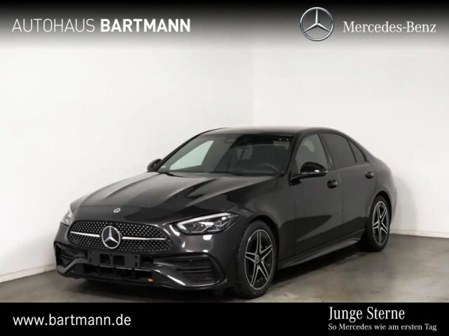 Mercedes-Benz C 180 C 180 +AMG+NIGHT+BUSINESS+ADVANCED+THERMATIC+++ Gris - 1