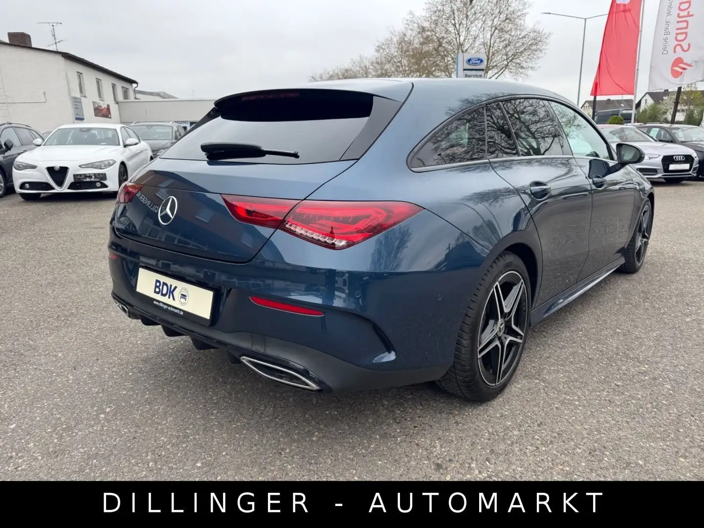 Mercedes-Benz CLA 180 CLA 180d AMG Line LED Nav Leder Ambiente TotWin. Blau - 2
