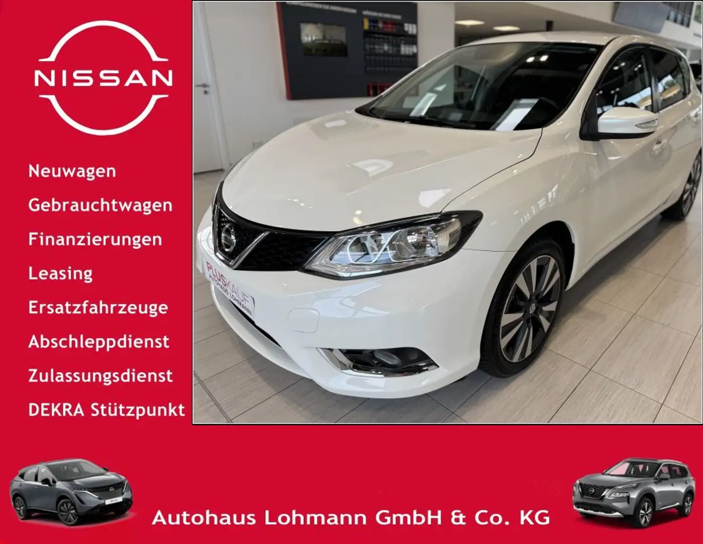 Nissan Pulsar 1.2 DIG-T N-Connecta Sitzheizung Kamera Weiß - 1