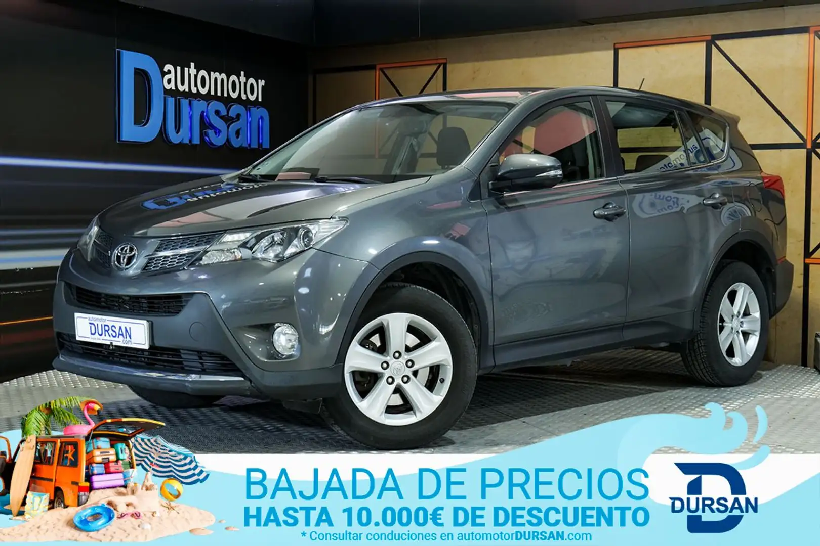 Toyota RAV 4 120D Advance 4x2 Gris - 1