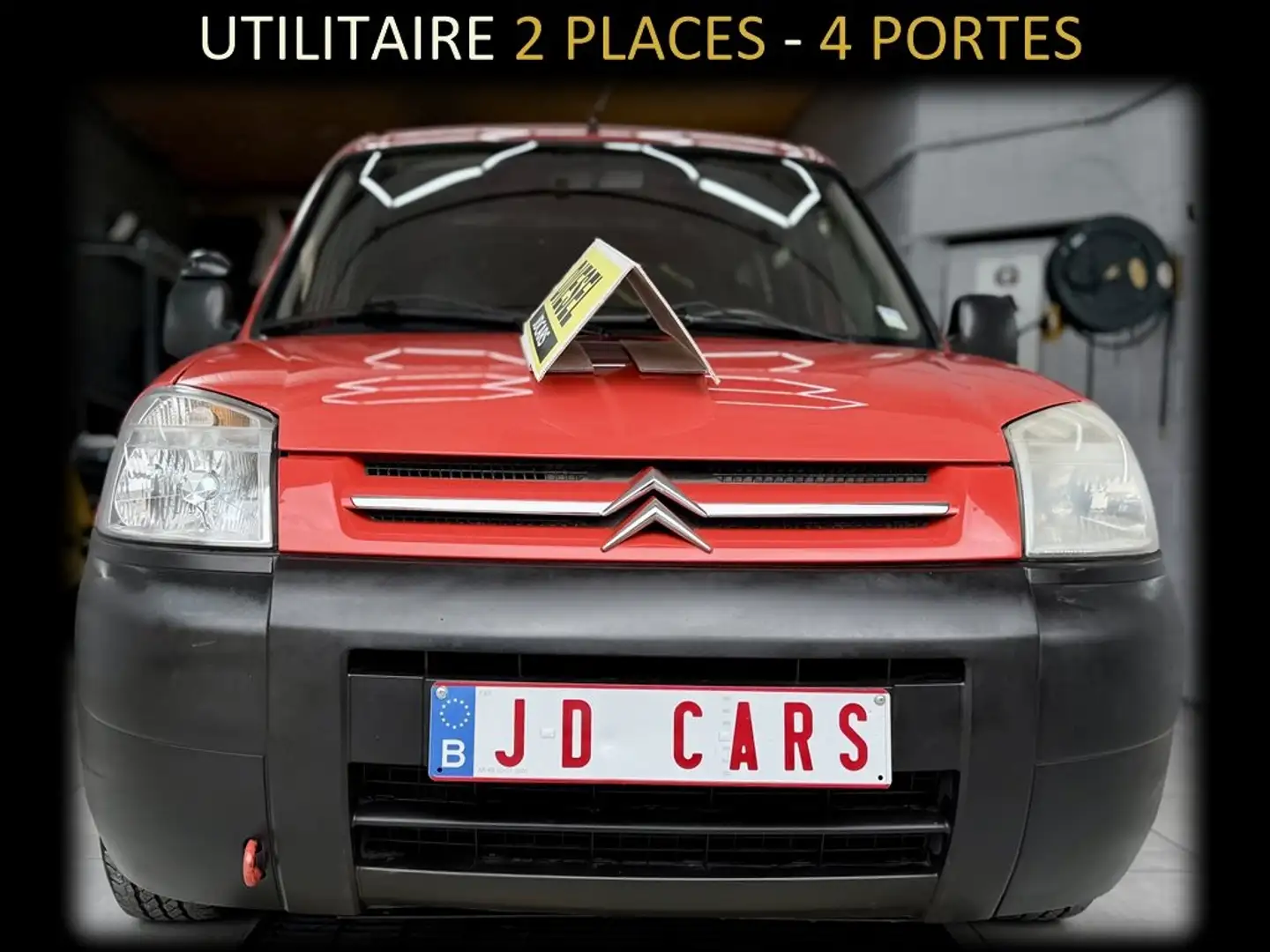 Citroen Berlingo 1.6 HDI UTILITAIRE ‼️GARANTIE 1AN CTOK‼️ Rouge - 2