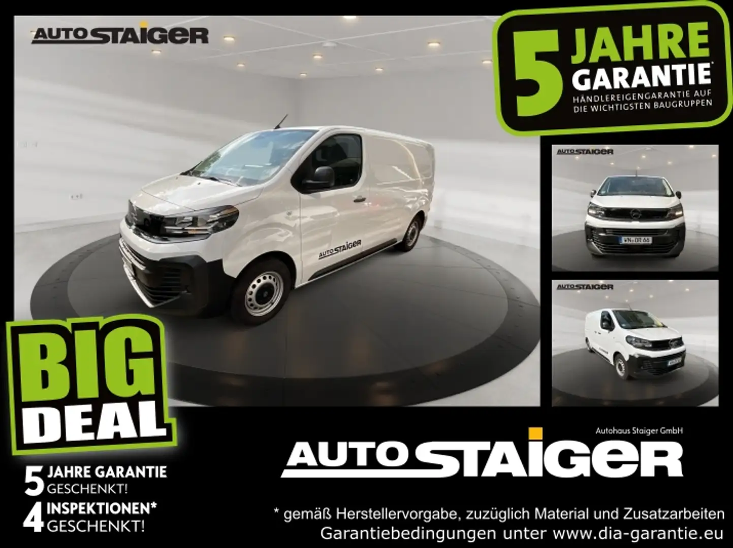 Opel Vivaro Kasten 2.0 D (L2) Basis M AHK Trennwand Weiß - 1