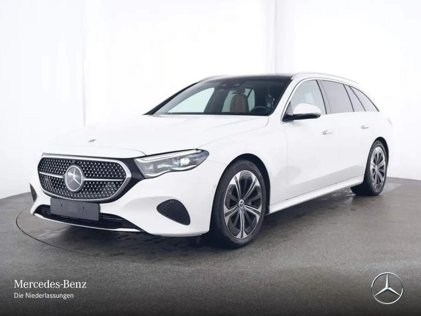 Mercedes-Benz E 300 de T 4M Avantgarde Fahrass Pano Burmester 9G Weiß - 2