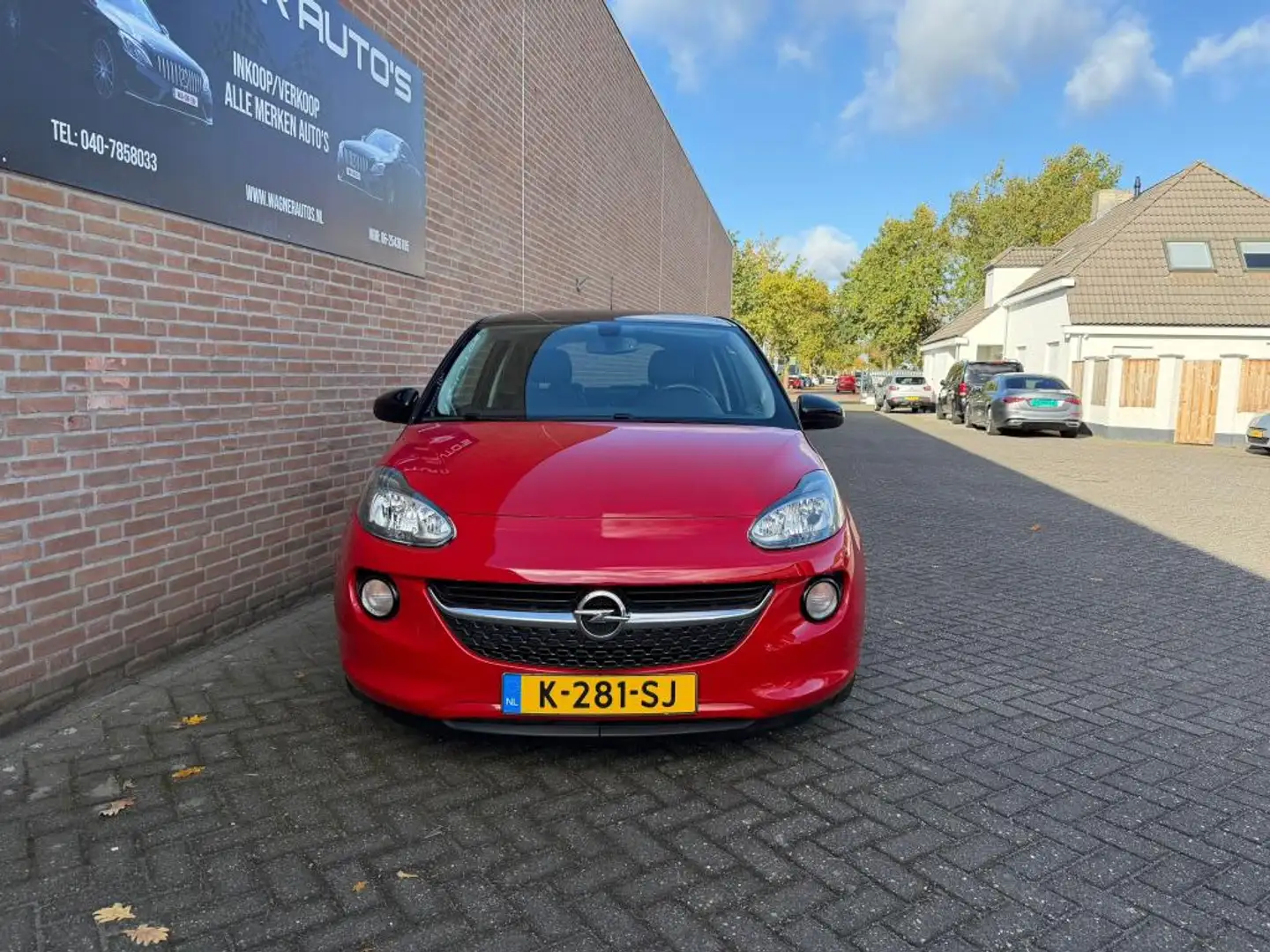 Opel Adam 1.4 Glam Airco-Automatisch Cruise-Control Half-Lee Rood - 2