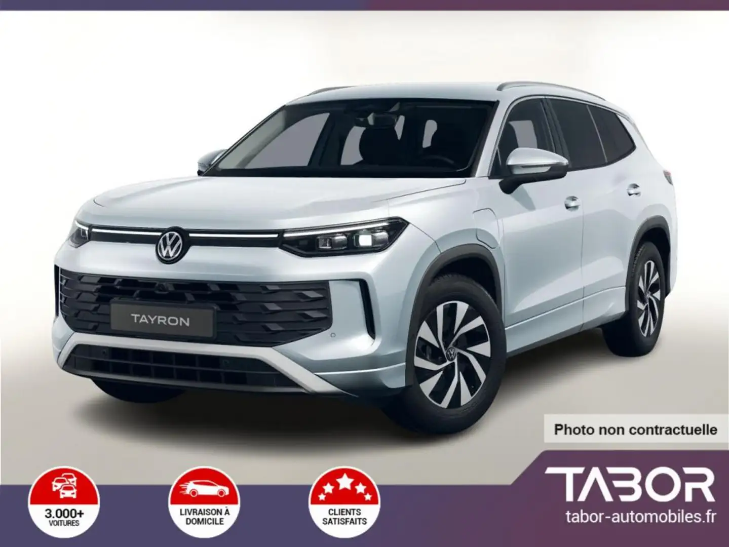 Volkswagen Tayron 1.5 eHybrid 204 DSG LED+ GPS Argent - 1
