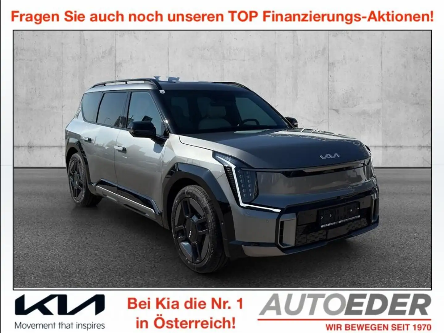 Kia EV9 AWD 99.8kWh GT-Line Aut. Grau - 1