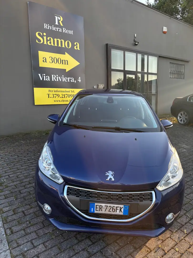 Peugeot 208 208 5p 1.6 e-hdi 8v Allure s Modrá - 1