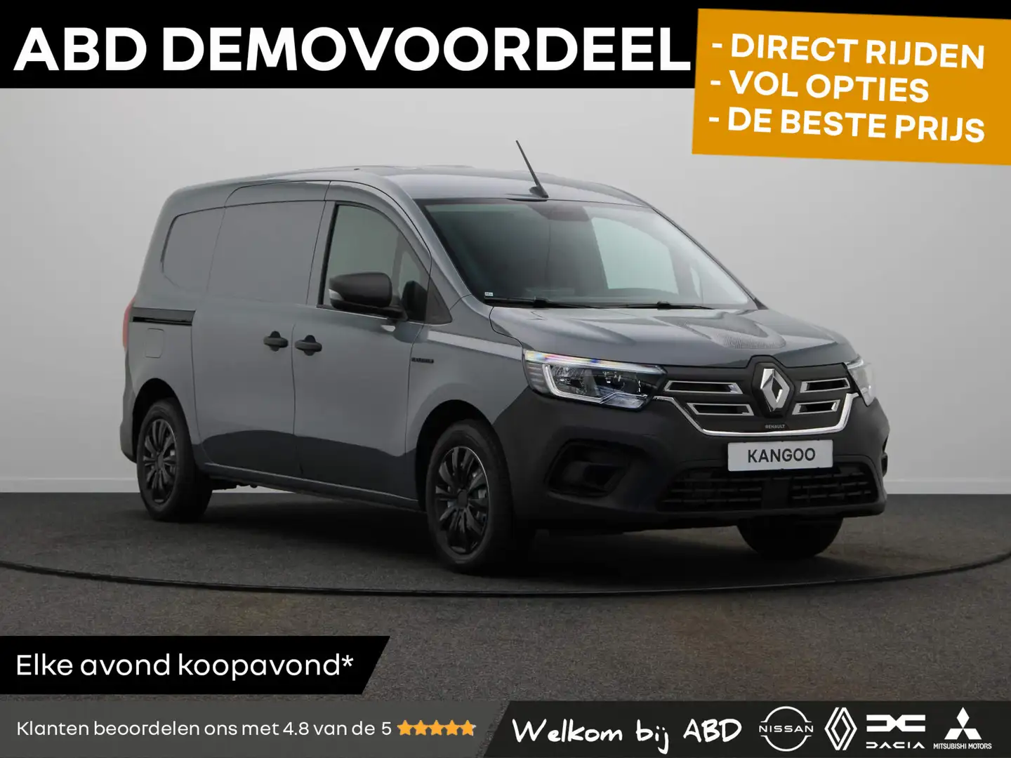Renault Kangoo E-TECH Advance L2 22 kW 44 kWh | Quick Charge (80kW DC) | Grijs - 1