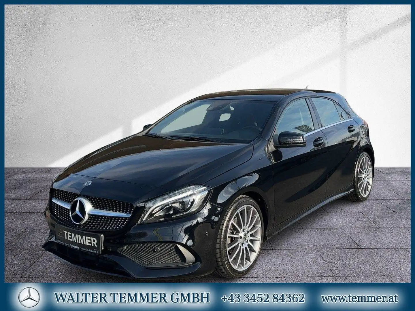Mercedes-Benz A 180 d Style Aut AMG LED RKam Navi Shz Schwarz - 1