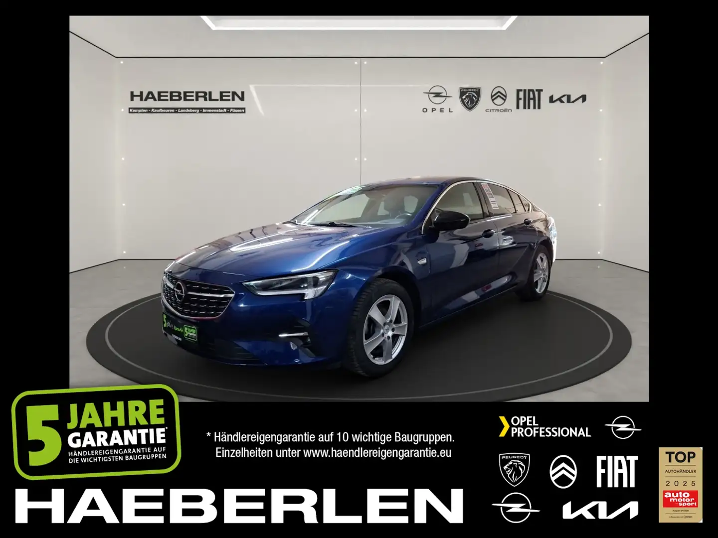 Opel Insignia B Grand Sport 2.0 CDTI  Ultimate ACC Bleu - 1