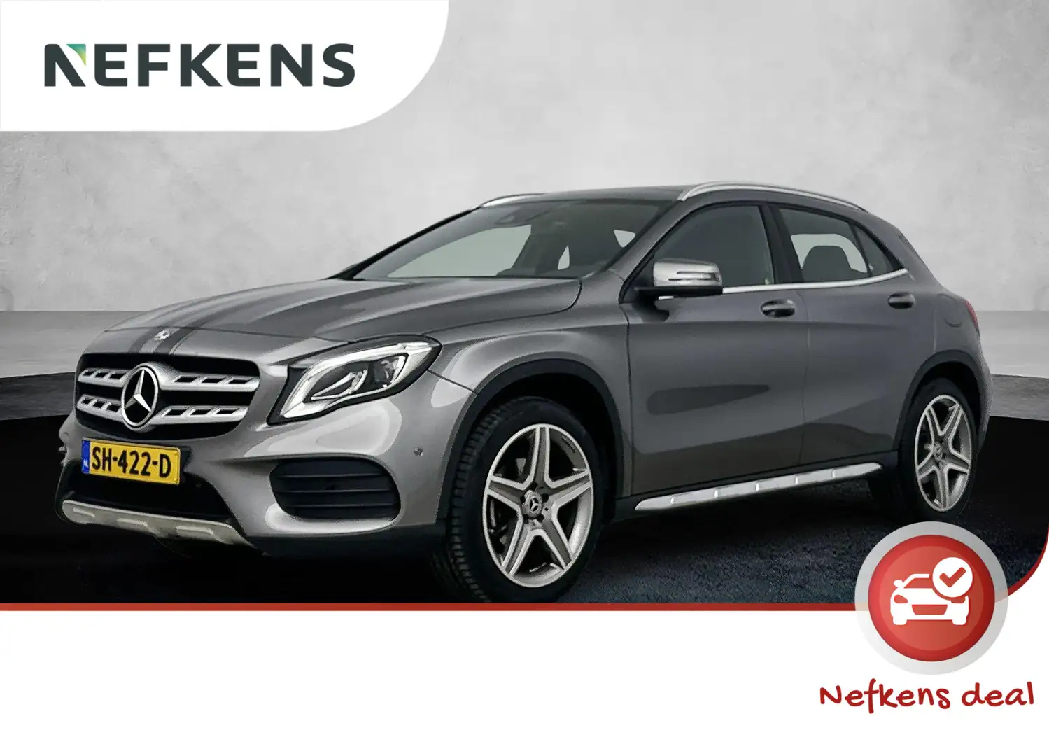 Mercedes-Benz GLA 180 Business Solution AMG |  1ste Eigenaar | NL-Auto | Grijs - 1
