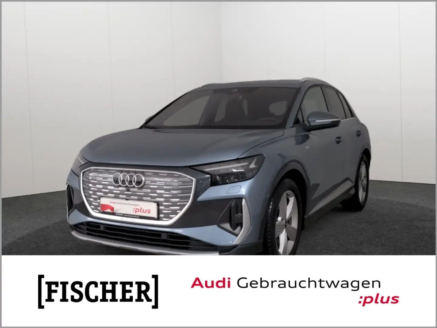 Audi Q4 e-tron 50 quattro Matrix Navi HUD SHZ Rear View ACC Blau - 1