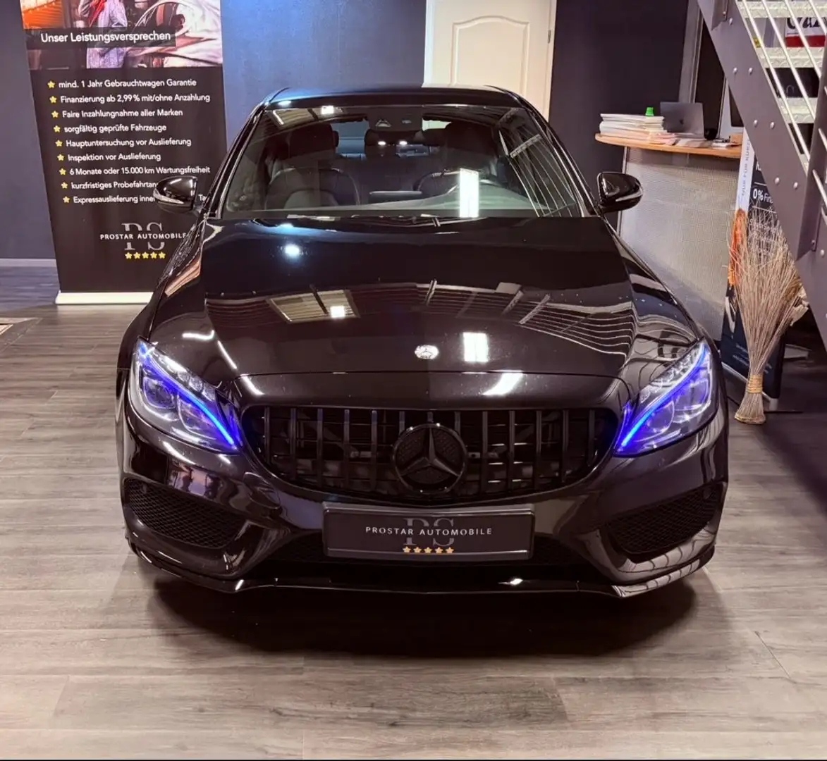 Mercedes-Benz C 250 d AMG-Line*Navi*Command*LED*CollisionAss.* Schwarz - 2
