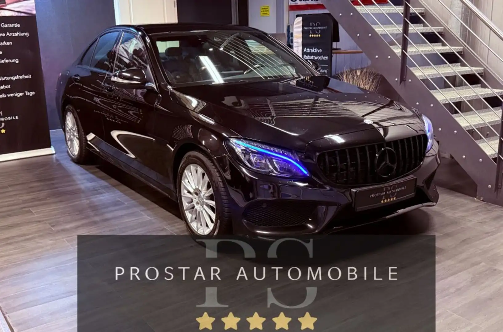 Mercedes-Benz C 250 d AMG-Line*Navi*Command*LED*CollisionAss.* Schwarz - 1