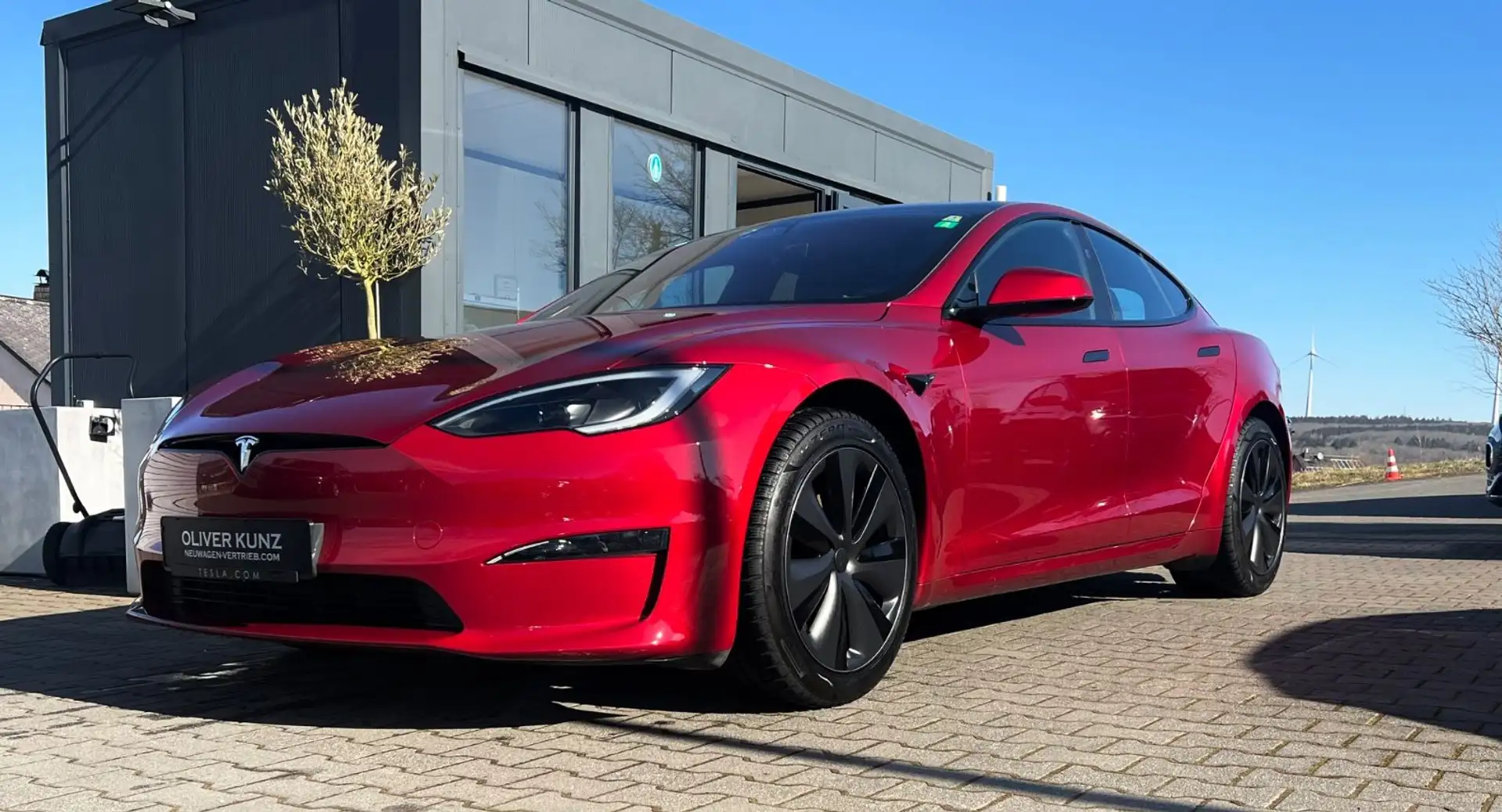 Tesla Model S Allradantrieb mit Dualmotor Rouge - 2