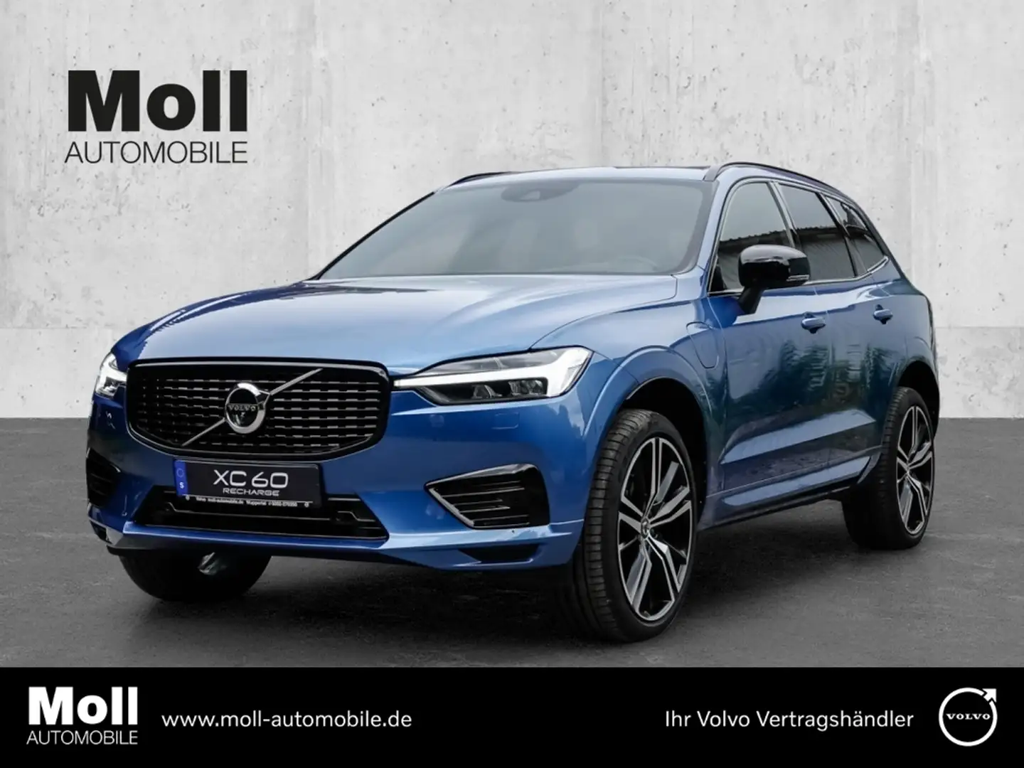 Volvo XC60 R Design Recharge Plug-In Hybrid AWD T8 Twin Engin Blau - 1