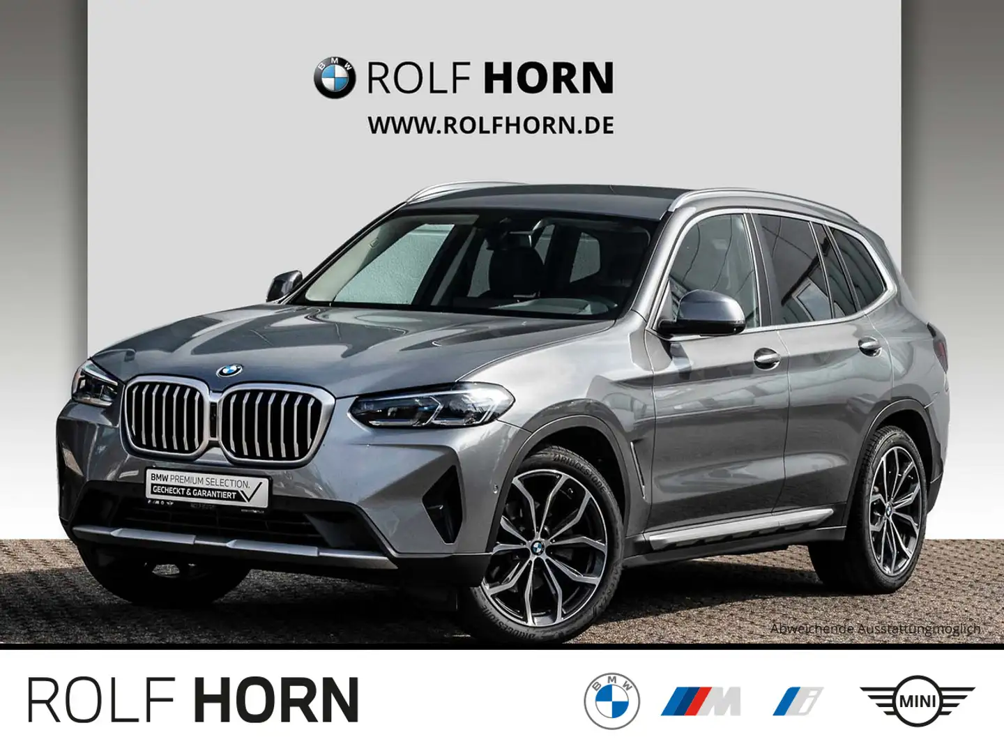BMW X3 xDrive20d LiveCoc Navi HeadUp HiFi Laser 20" Grau - 1