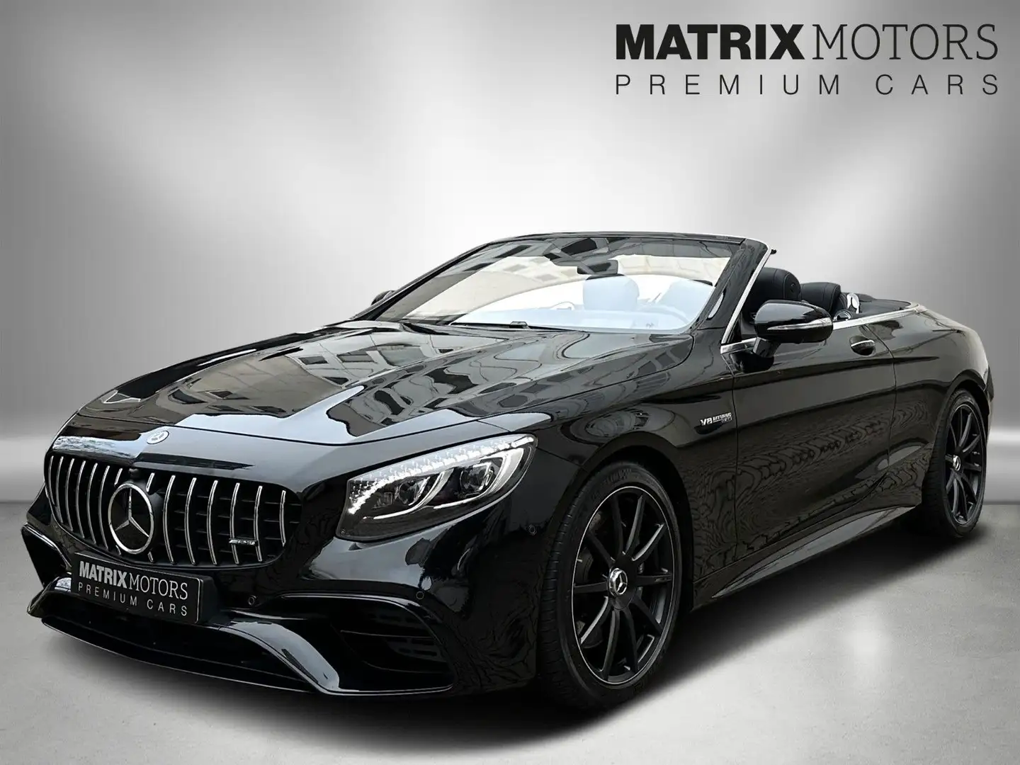 Mercedes-Benz S 63 AMG Cabriolet Swarovski Airscarf Burmester Noir - 1