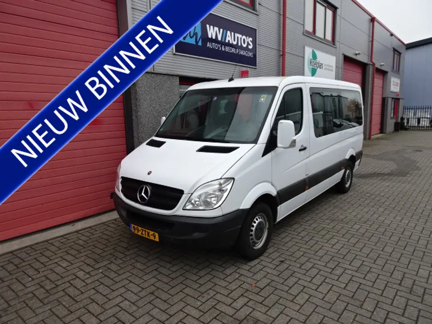 Mercedes-Benz Sprinter 213 2.2 CDI 366 HD airco 9 persoons Wit - 1
