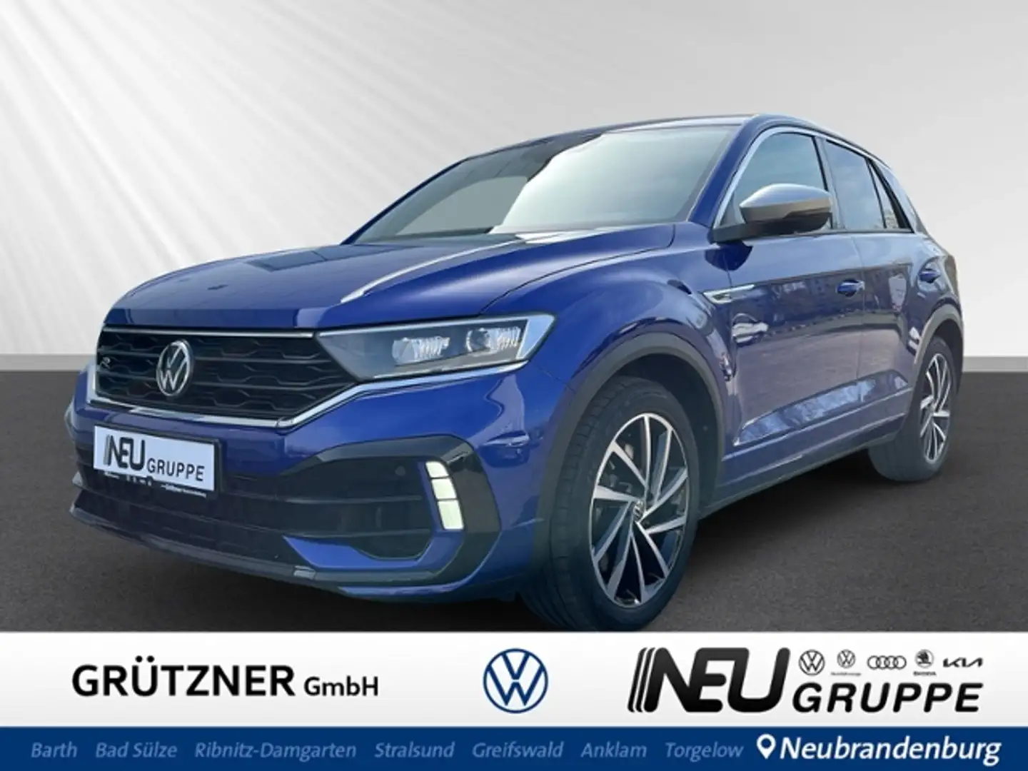 Volkswagen T-Roc 2.0 TSI 4x4 DSG R *AHK*LED*RFK*EA8 Anschlußgarant Blauw - 1