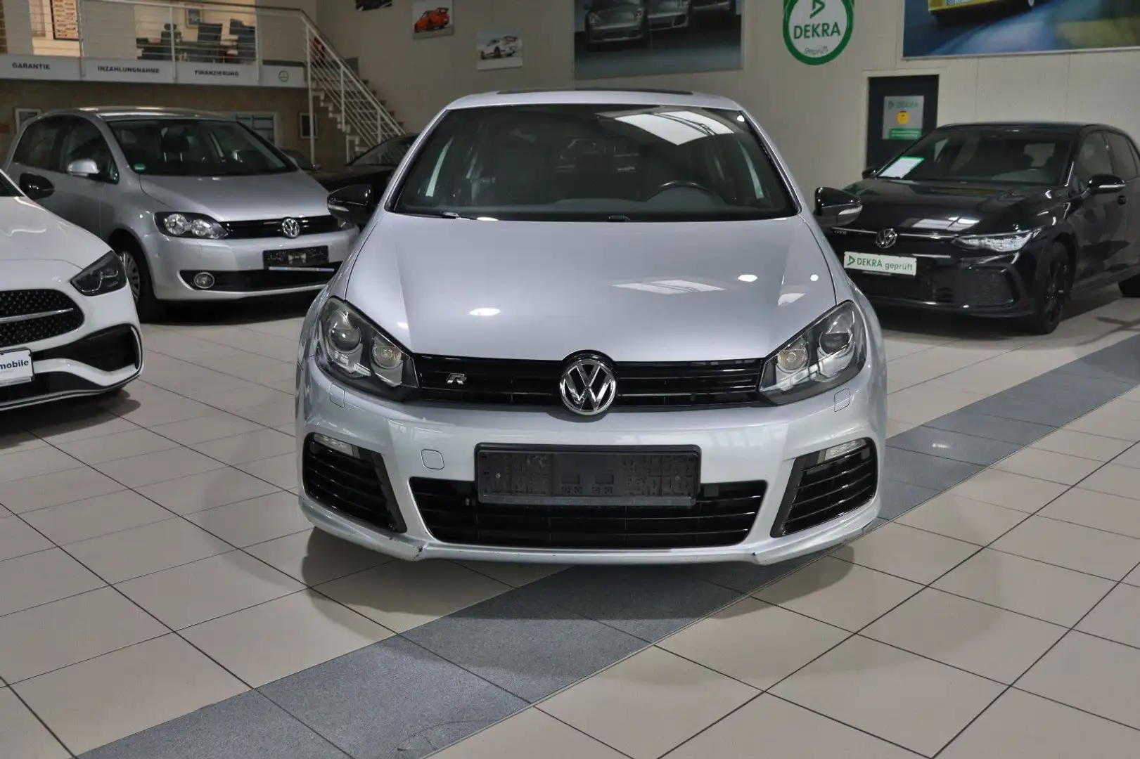 Volkswagen Golf VI R 4Motion 1 Hand/ Scheckheft nur VW/ Argento - 2