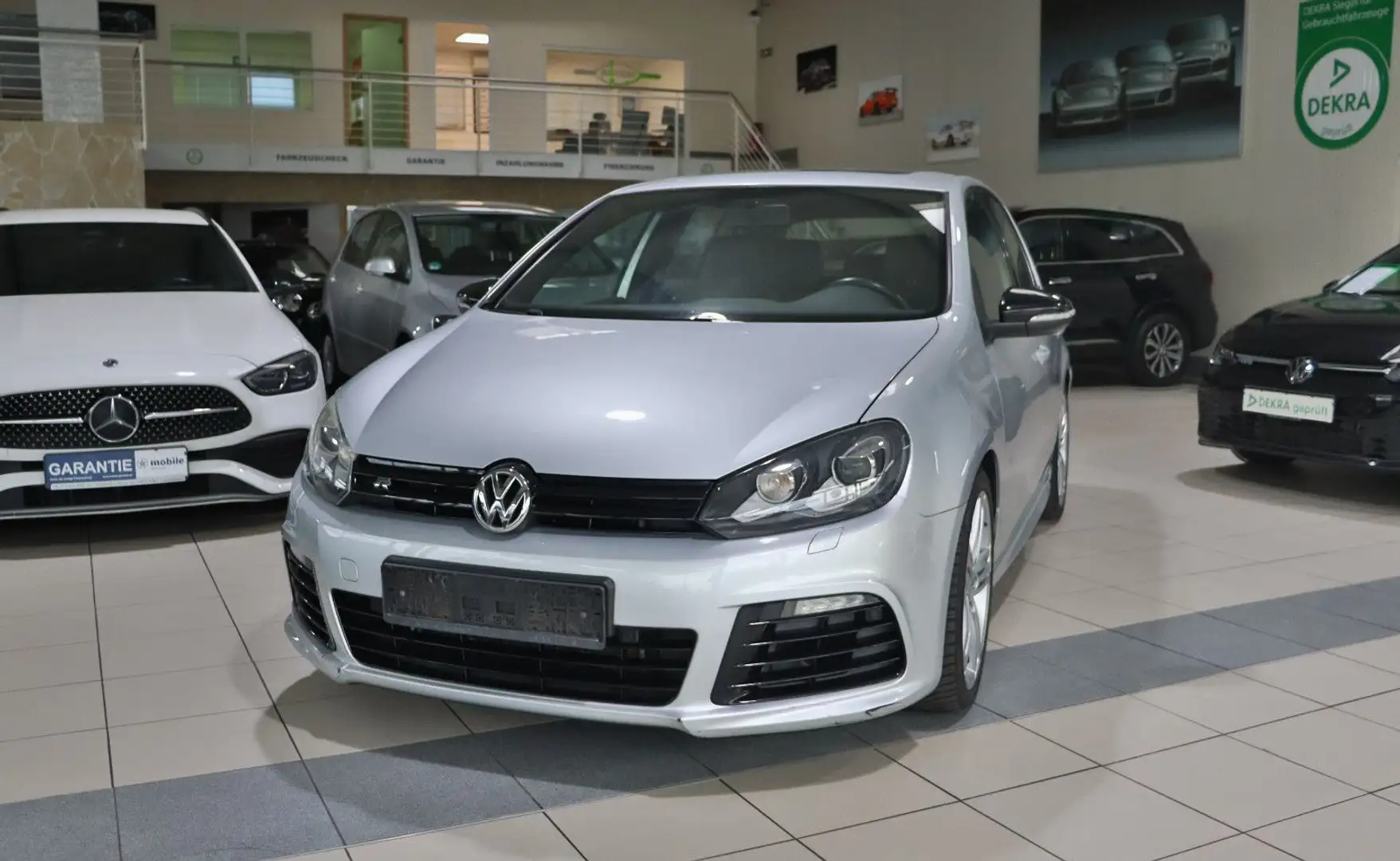 Volkswagen Golf VI R 4Motion 1 Hand/ Scheckheft nur VW/ Argento - 1