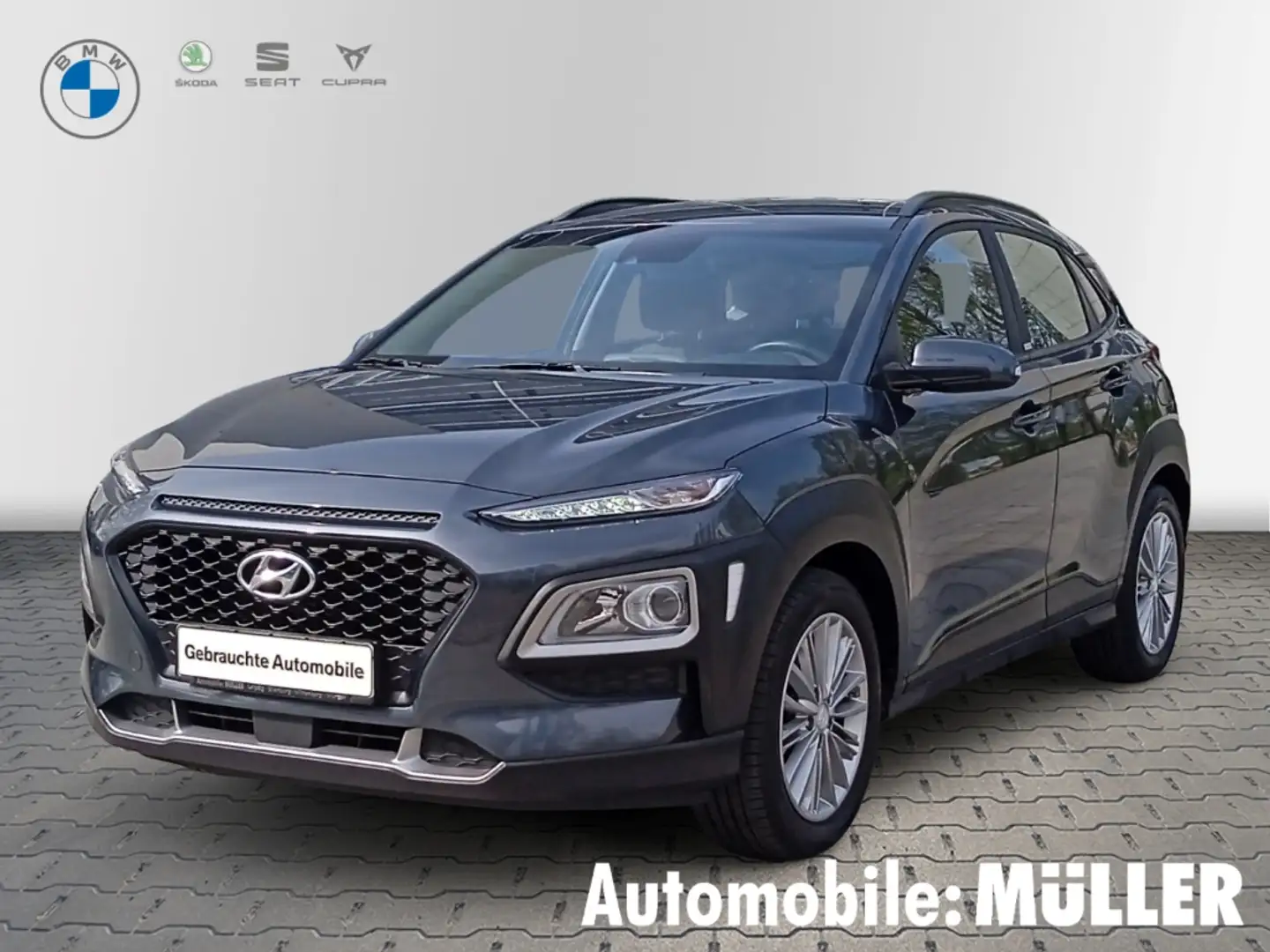 Hyundai KONA EU6d-T 1.6 T-GDI Trend 2WD (EURO 6d-TEMP) Black - 1