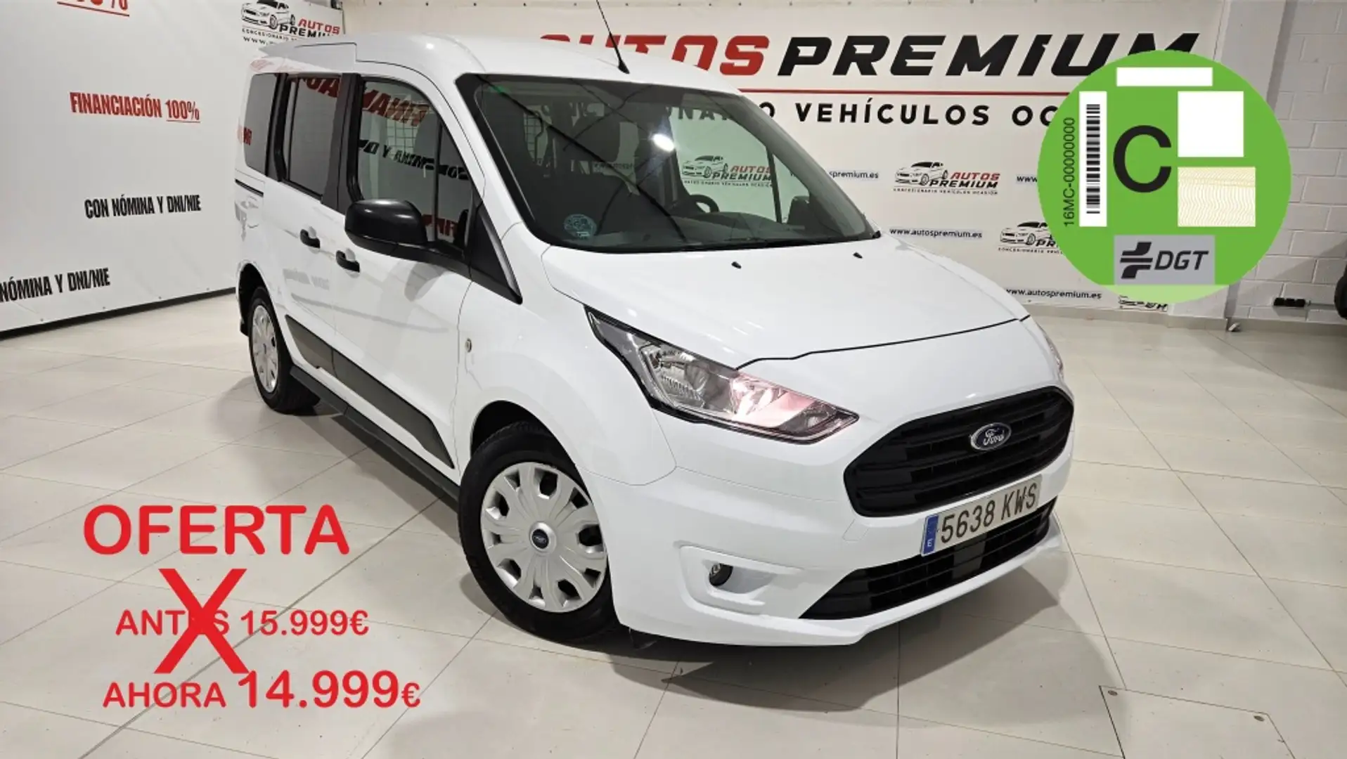 Ford Transit Connect FT 220 Kombi S&S B. Corta L1 Trend 100 Blanco - 1