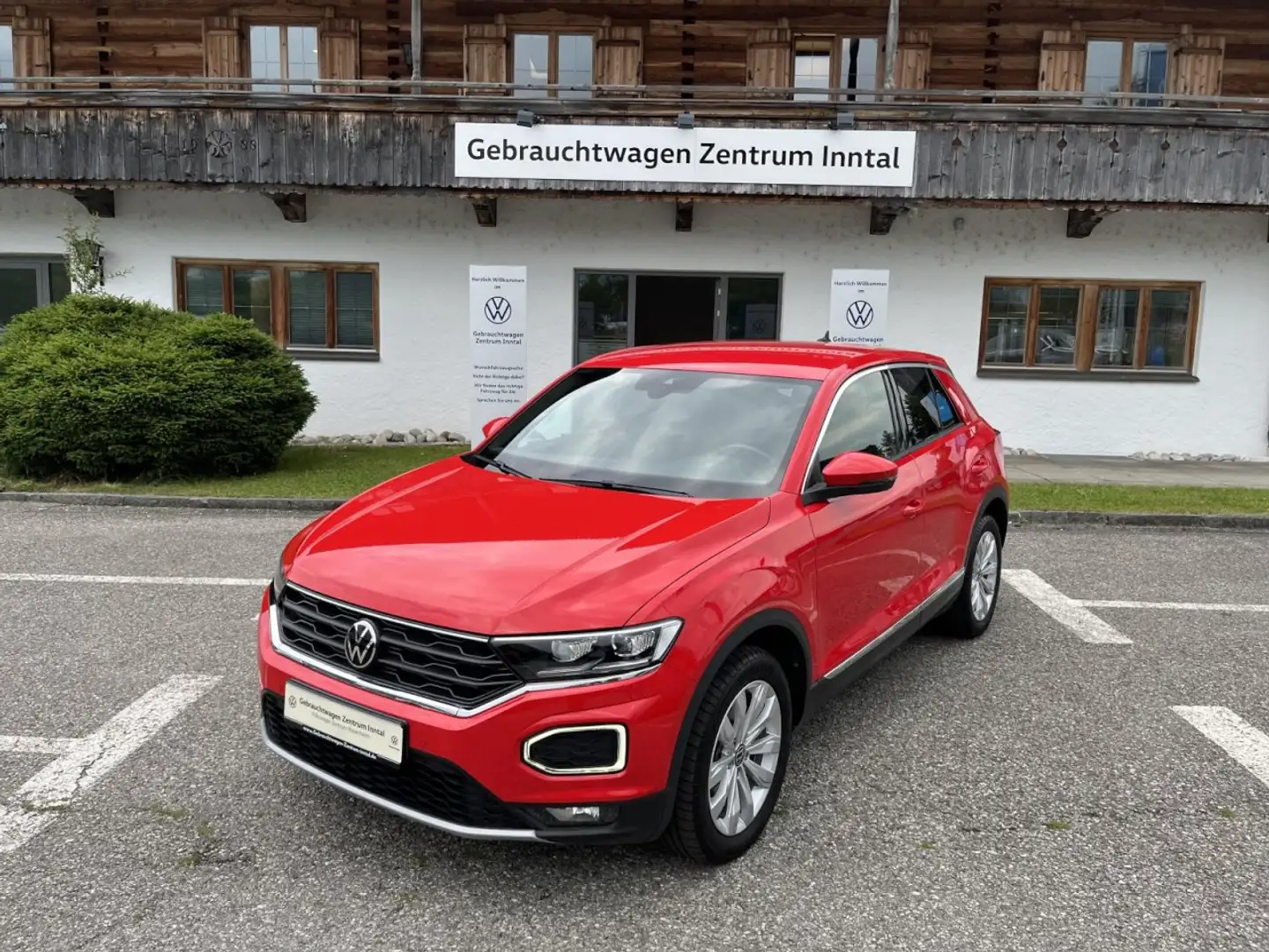 Volkswagen T-Roc 2,0 TDI DSG 4Motion Sport (LED+BlindSpot) Klima Rood - 2