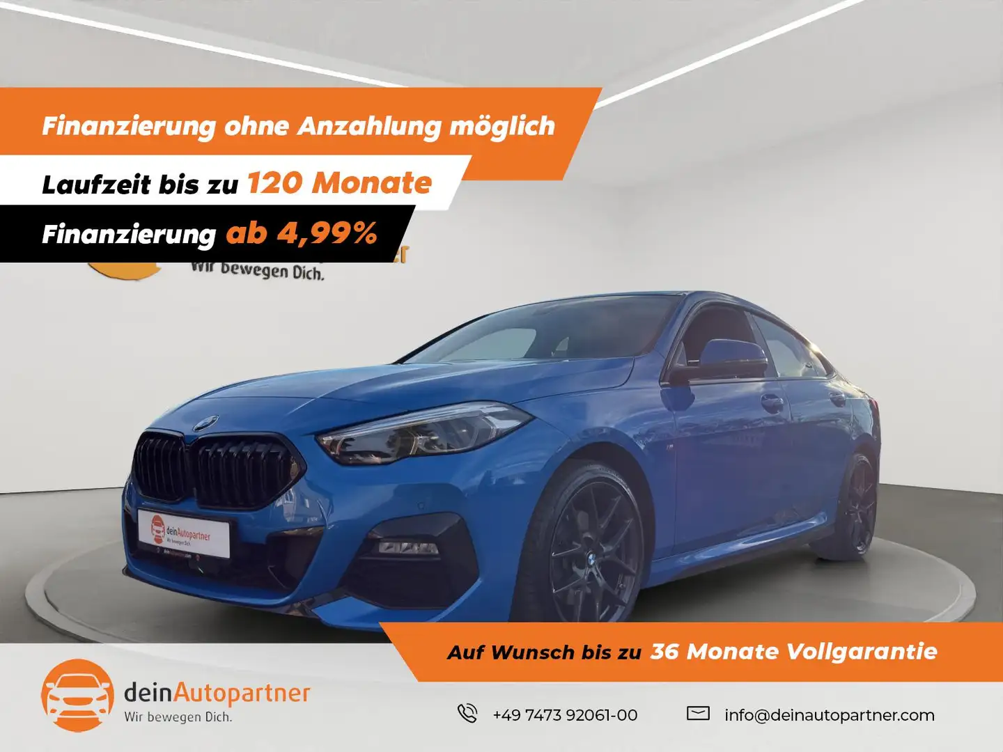 BMW 218 i GC M Sport LED/DAB/SHADOW LINE/LEDER Blau - 1