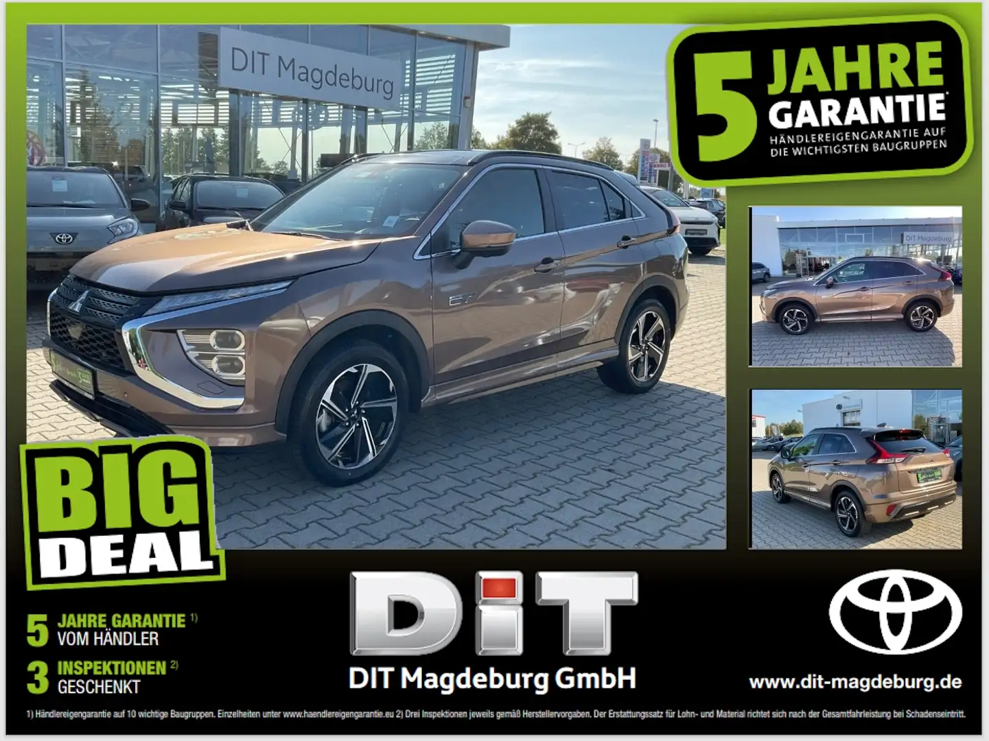 Mitsubishi Eclipse Cross 2.4 PHEV TOP ACC+LED+Navi+Carplay Bruin - 1